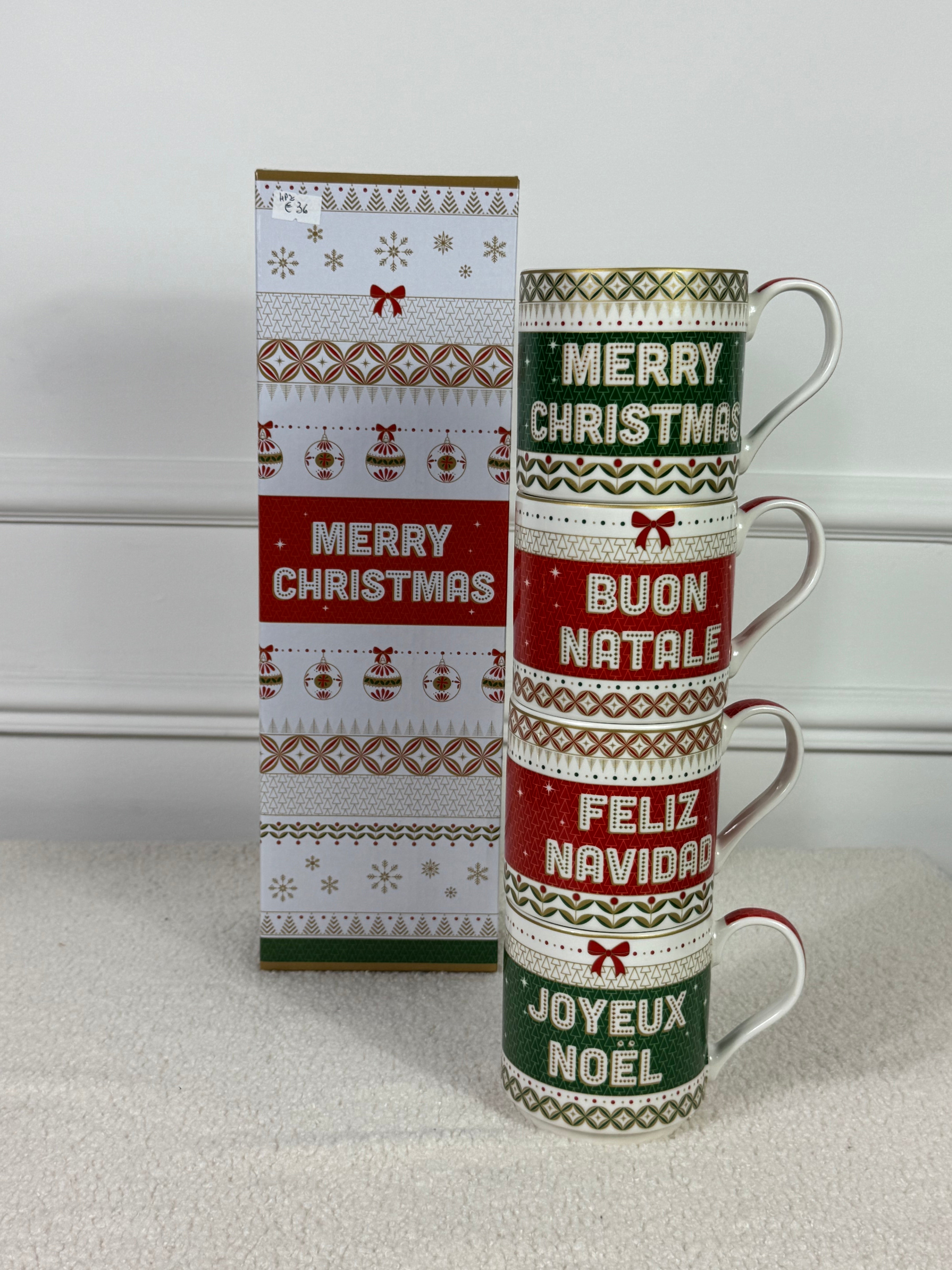 Tazze mug 4pz impilabili ENJOI