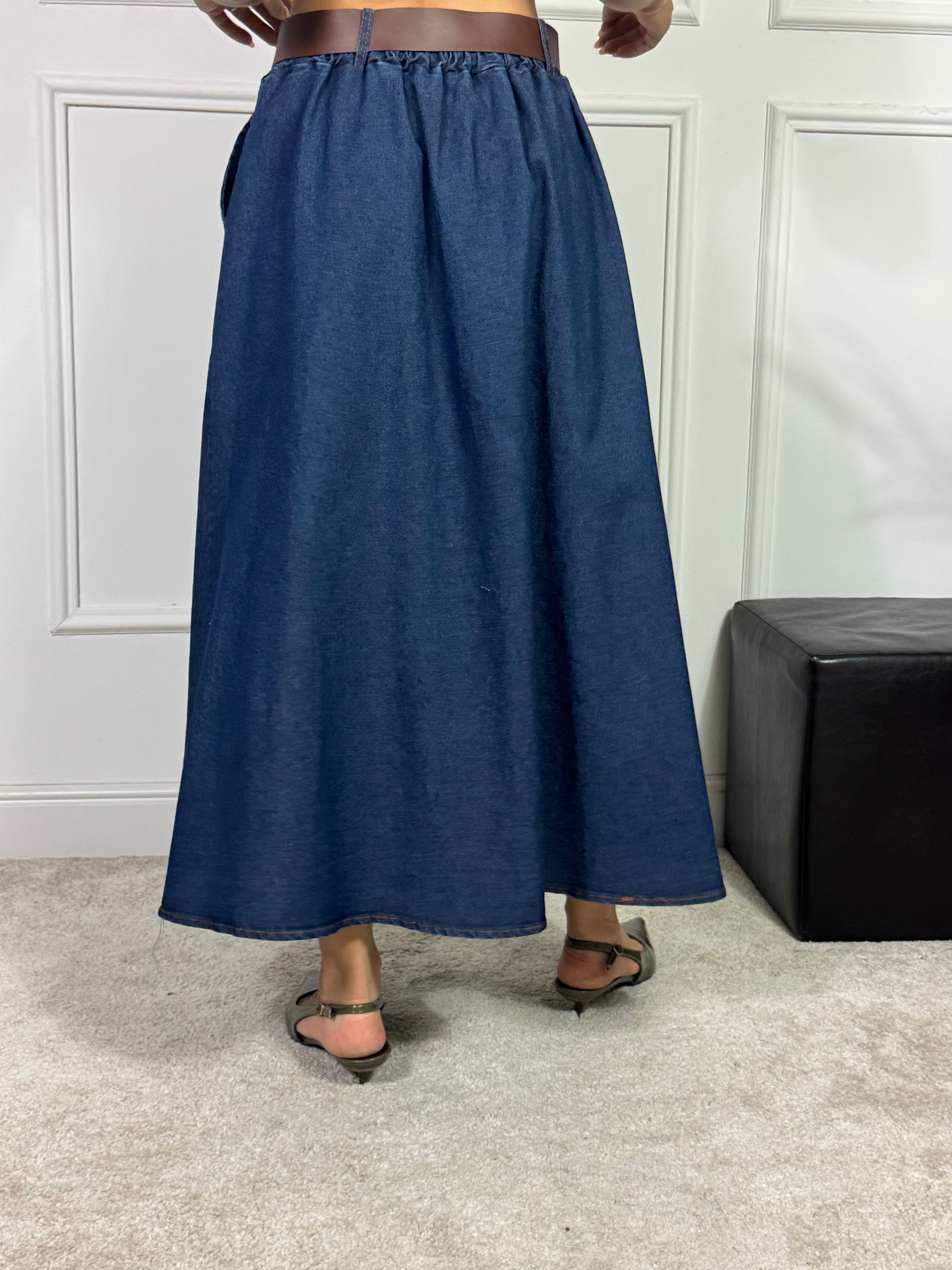 GONNA in jeans chambray Victoria ILMH denim scuro