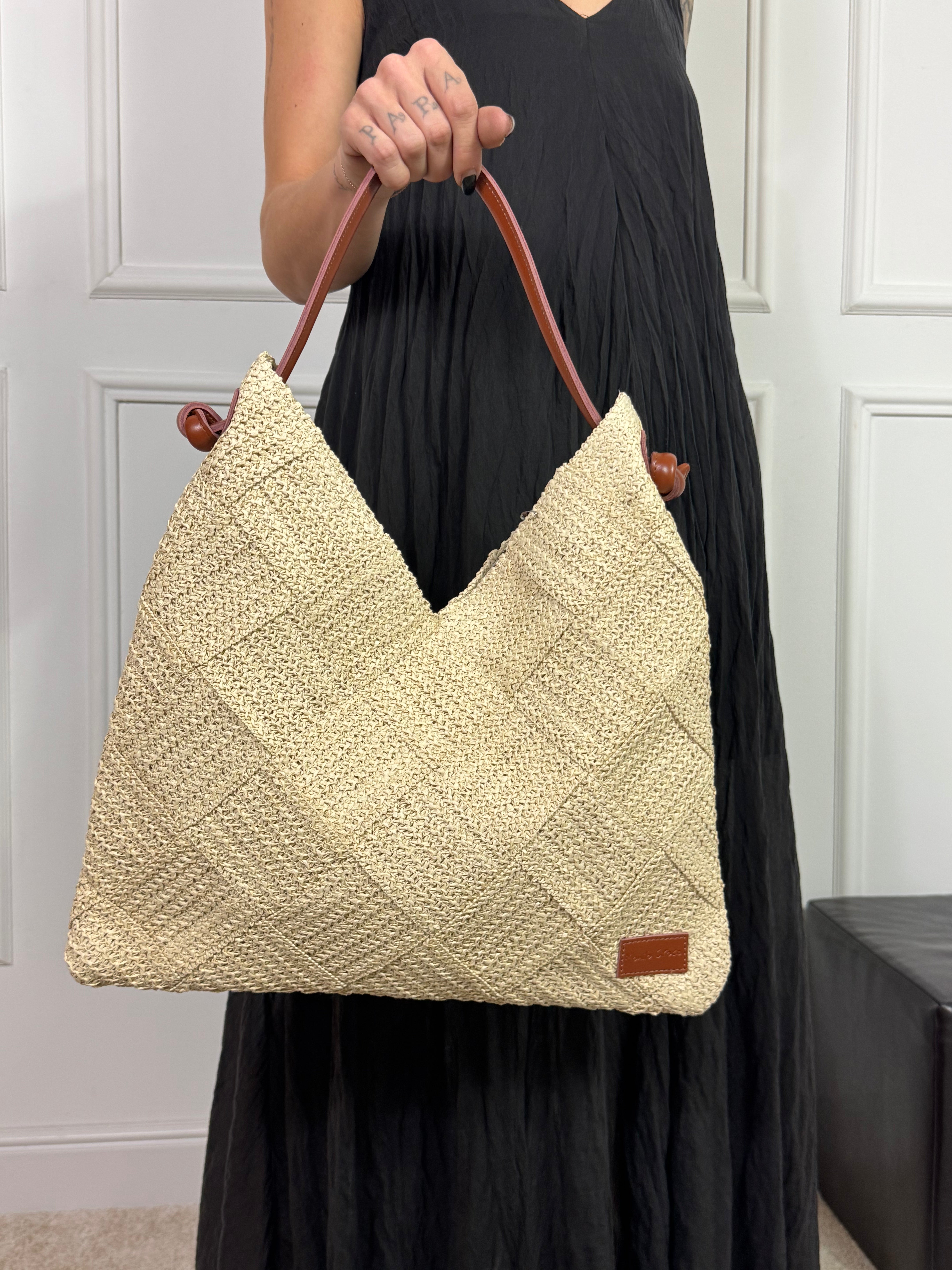 Borsa Manila Grace TOTE BAG RAFFIA - ART. B836ZU