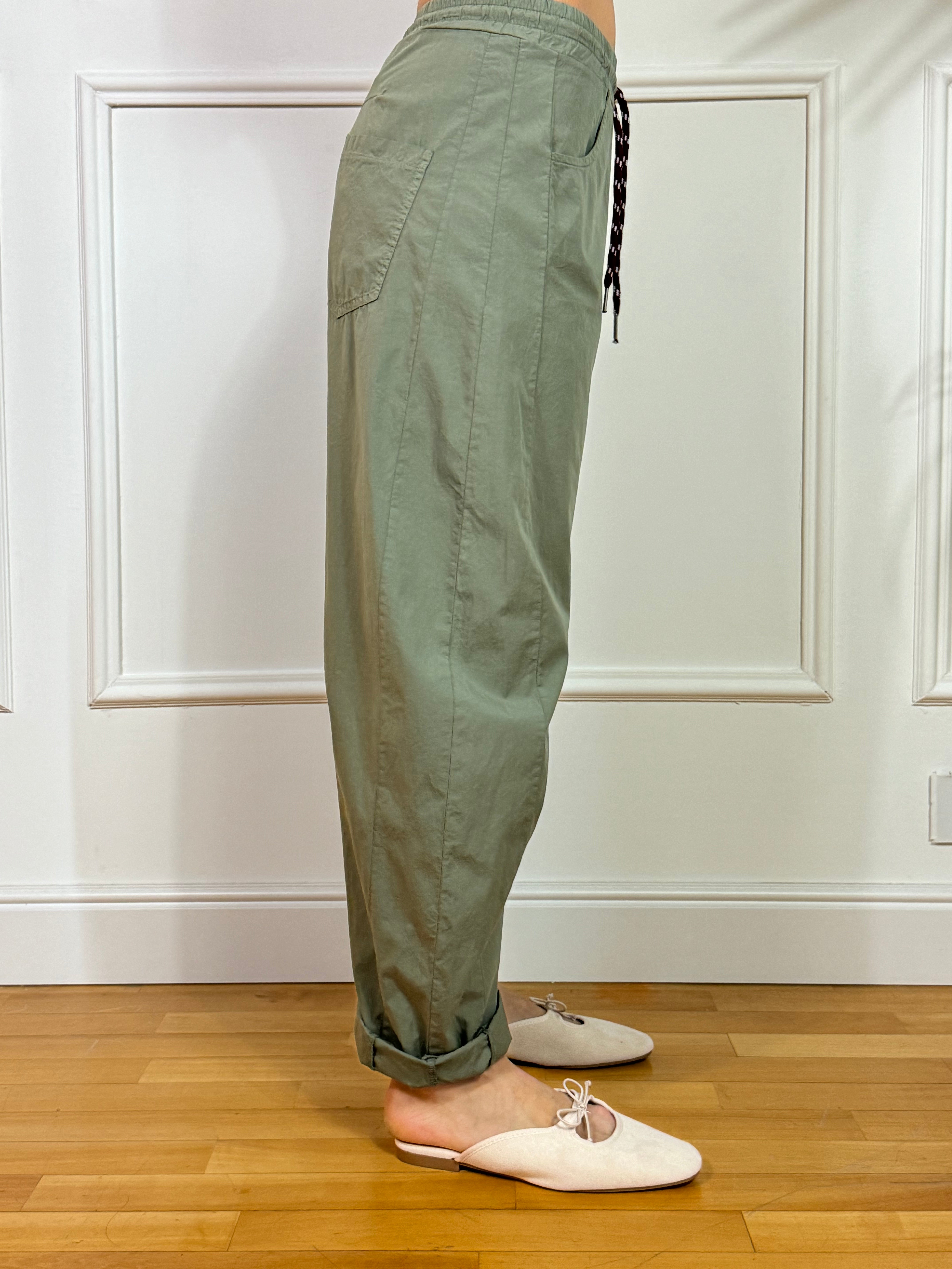 Pantalone tessuto leggero a ovetto Kikisix con coulisse
