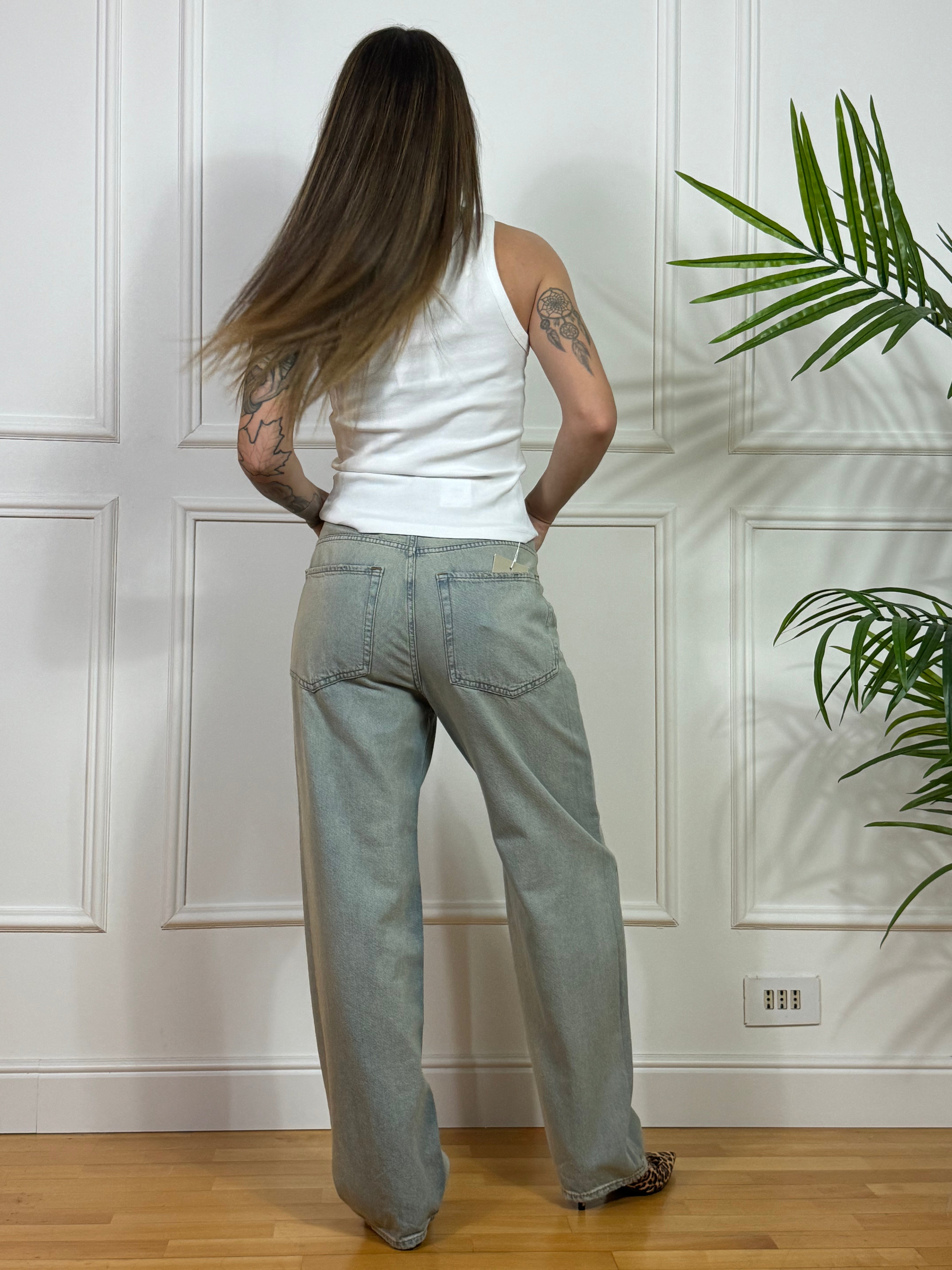 Jeans JJXX ERIN BAGGY MID WAIST - Lavaggio DENIM CHIARO SABBIATO