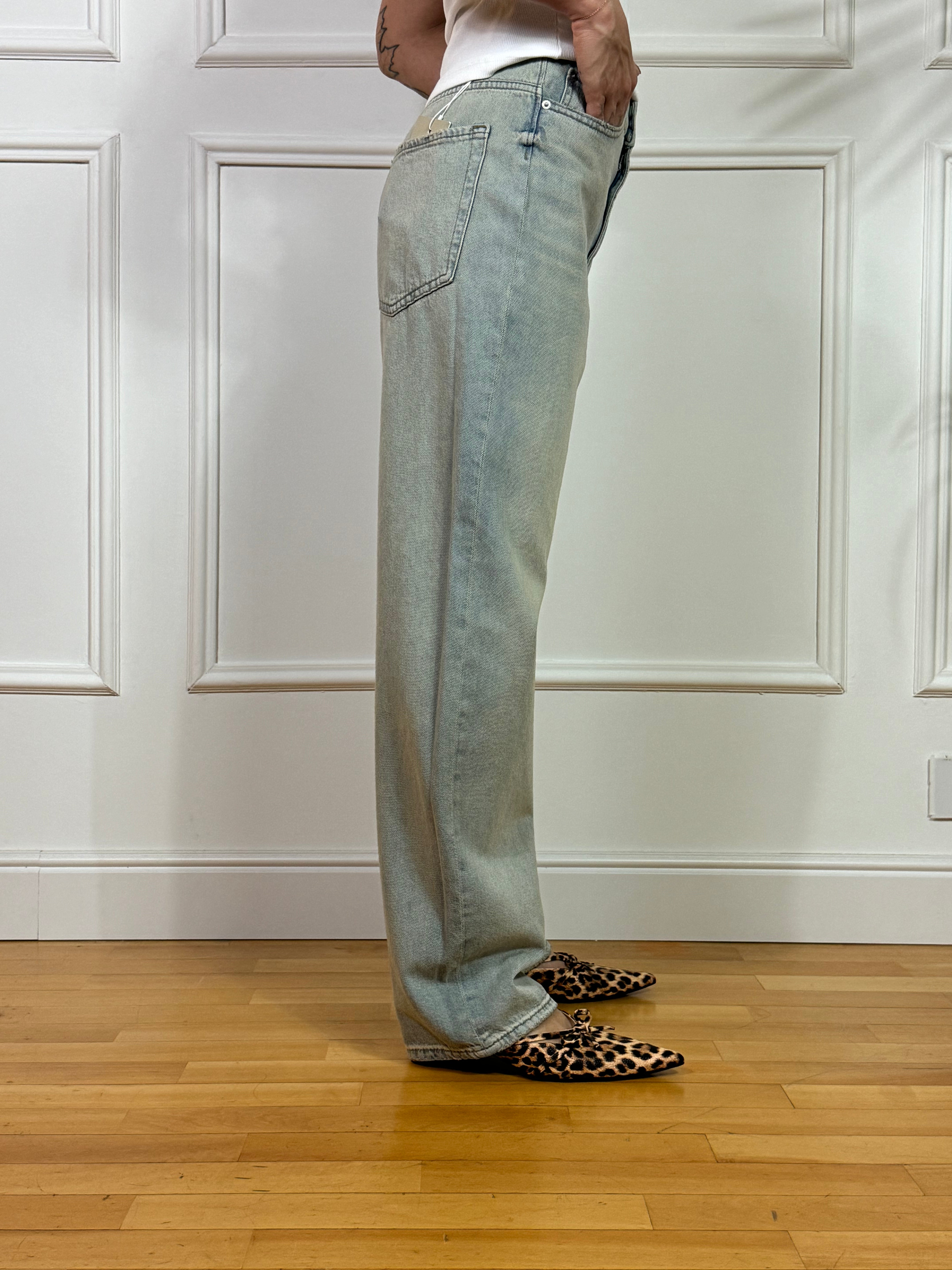 Jeans JJXX ERIN BAGGY MID WAIST - Lavaggio DENIM CHIARO SABBIATO