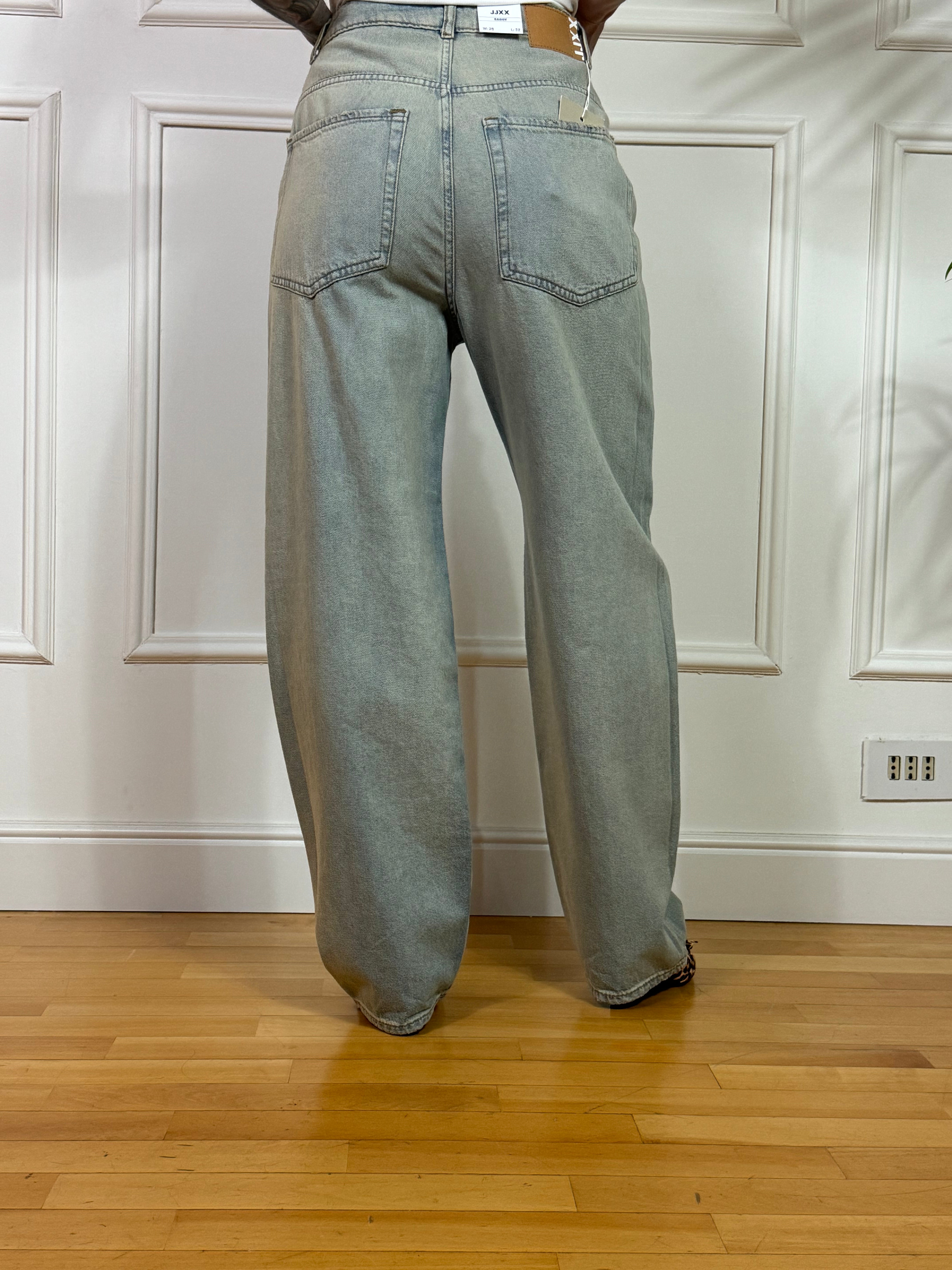 Jeans JJXX ERIN BAGGY MID WAIST - Lavaggio DENIM CHIARO SABBIATO