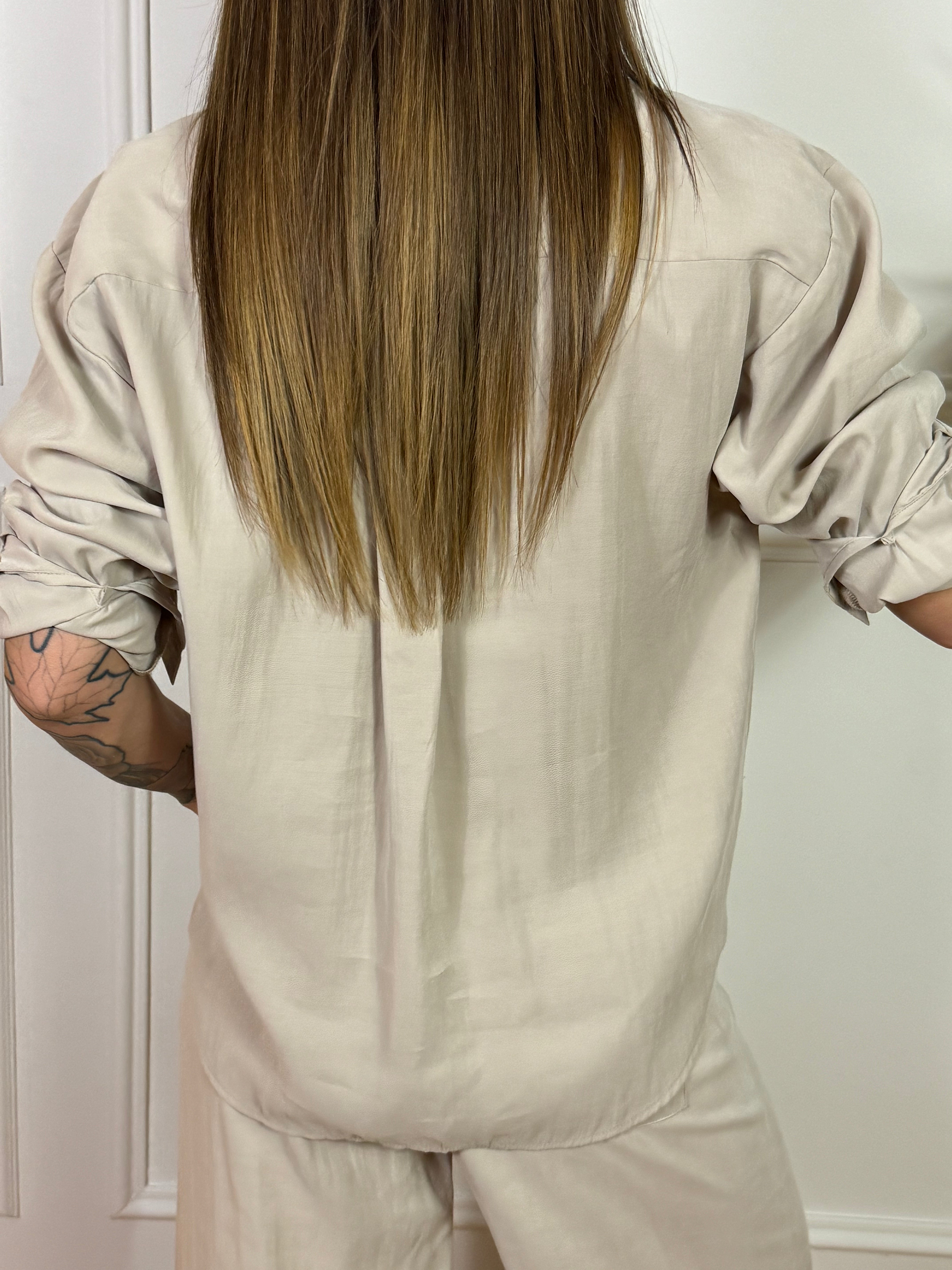 Camicia tessuto leggero JJXX BEIGE