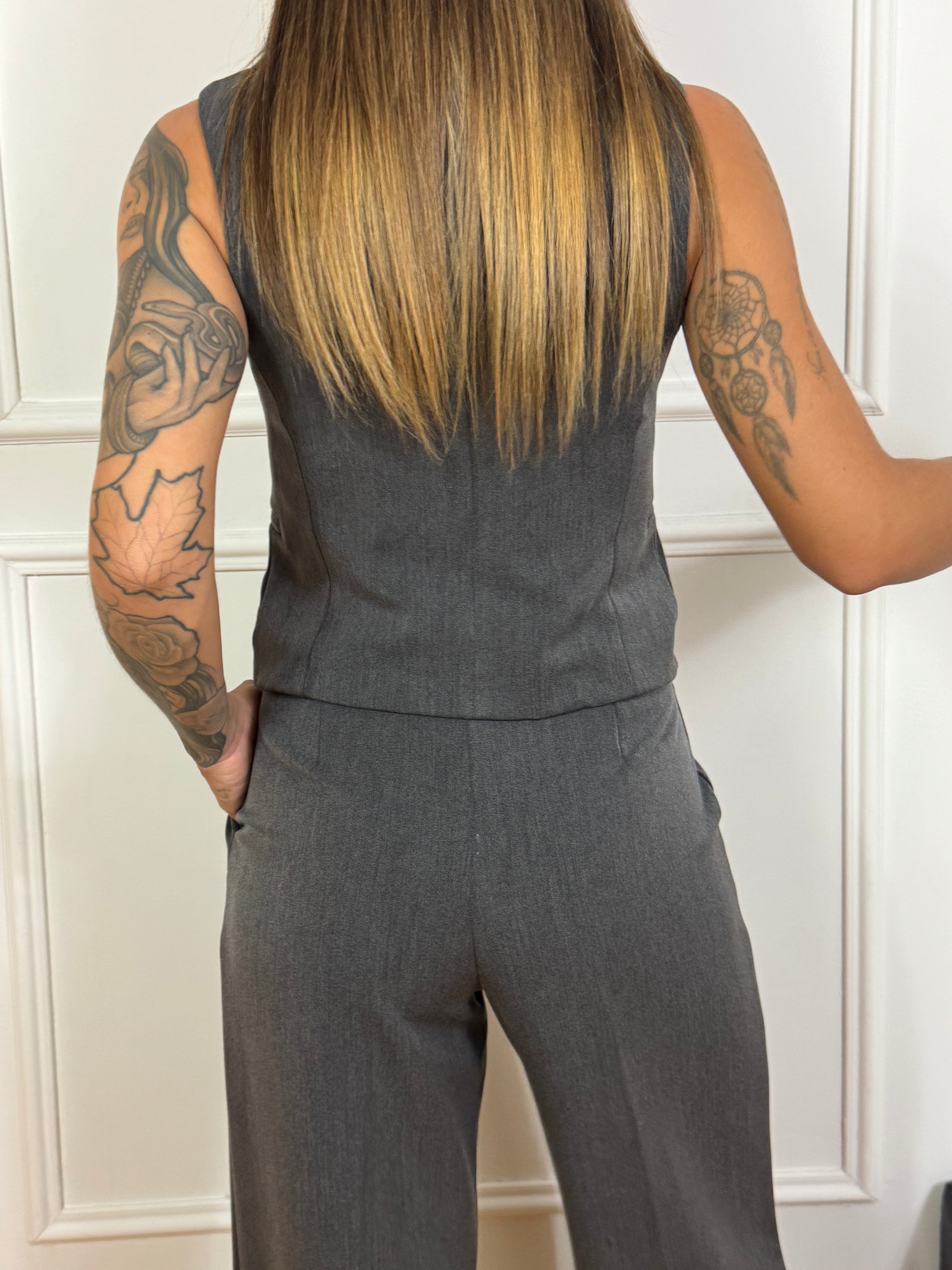 Gilet Susy Mix taglio ASIMMETRICO