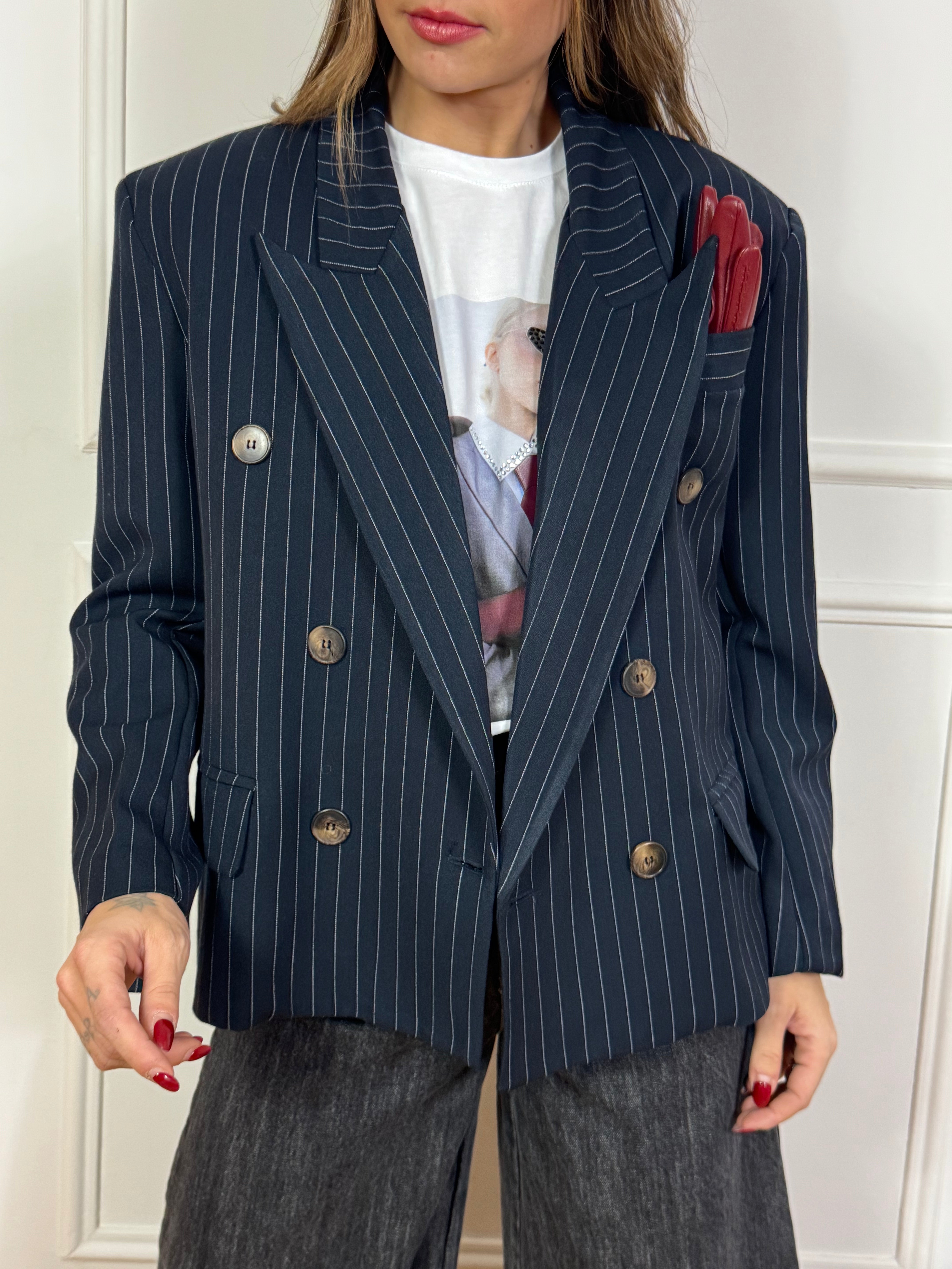 Giacca blazer GESSATA Tensione In CON GUANTI