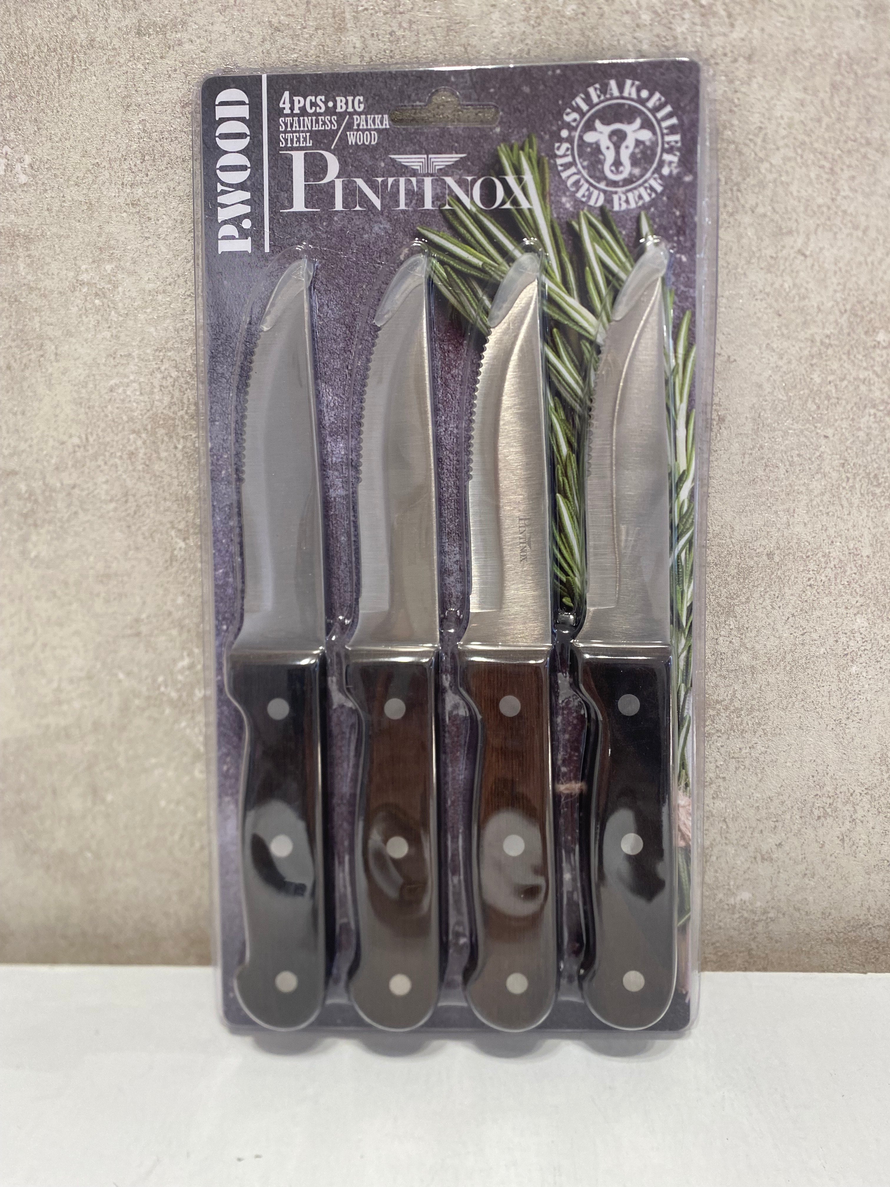Coltelli bistecca Pwood 4pz