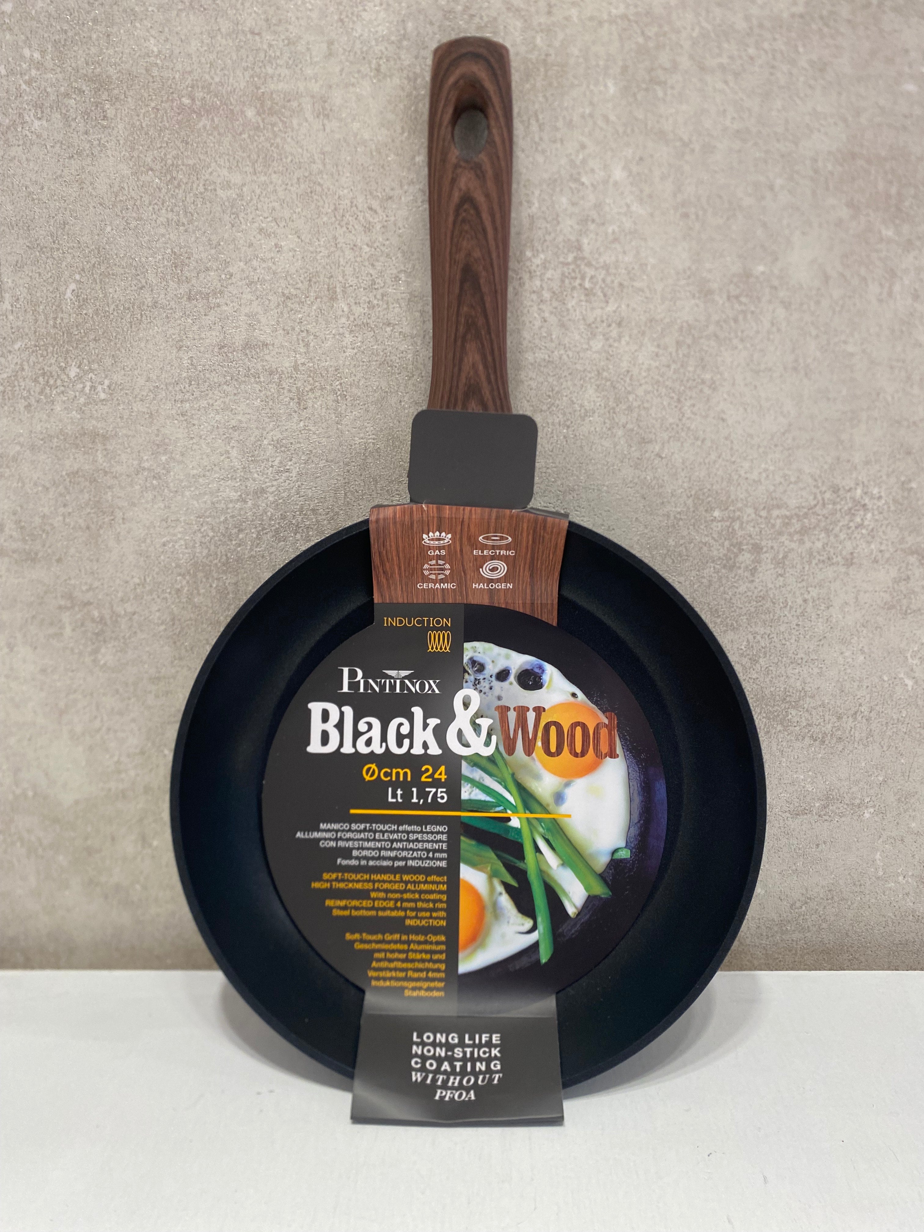 Padella 24 cm BLACK&WOOD