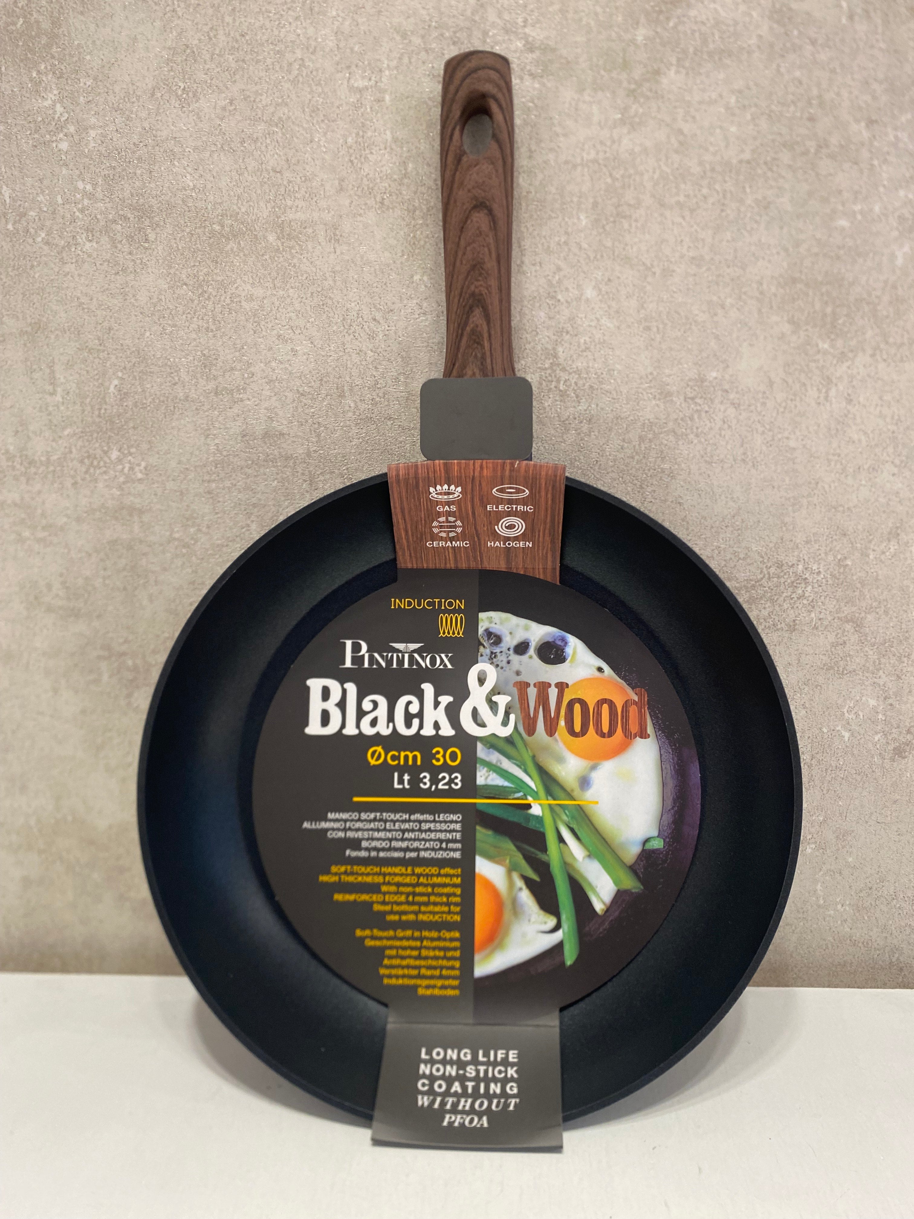 Padella 30 cm BLACK&WOOD