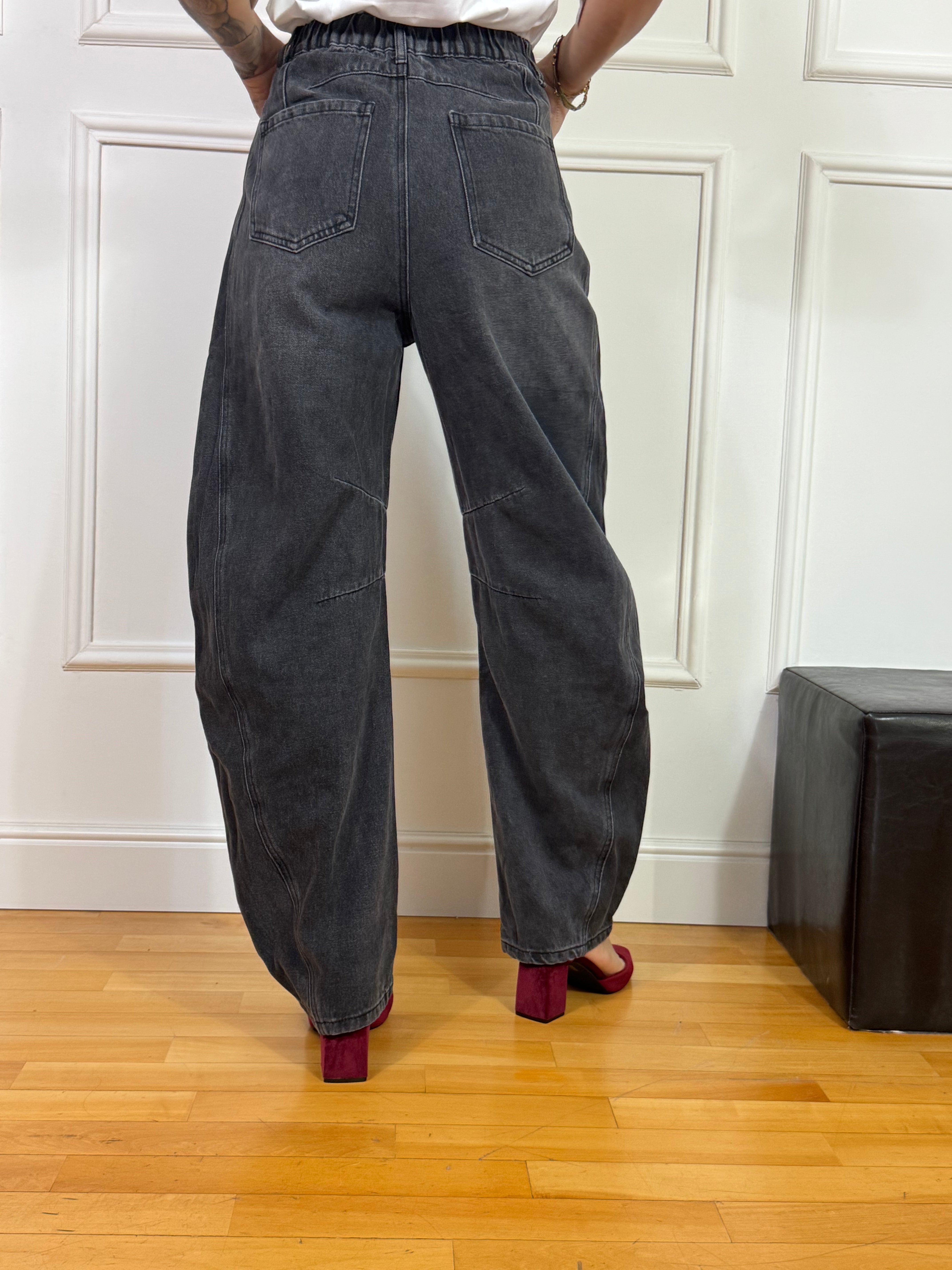 Jeans Susy Mix BANANA - GRIGIO DELAVE'