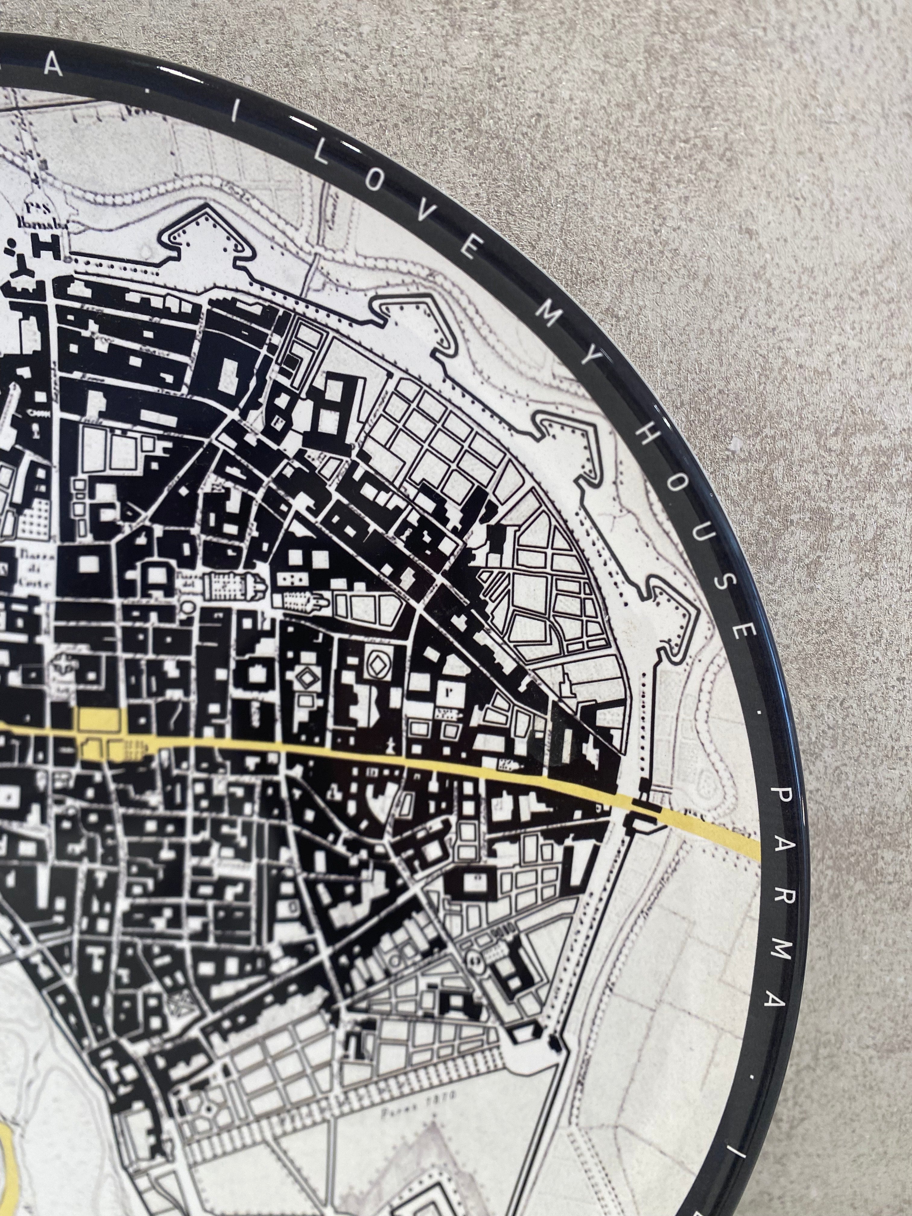 Piatto 30cm MAPPA DI PARMA