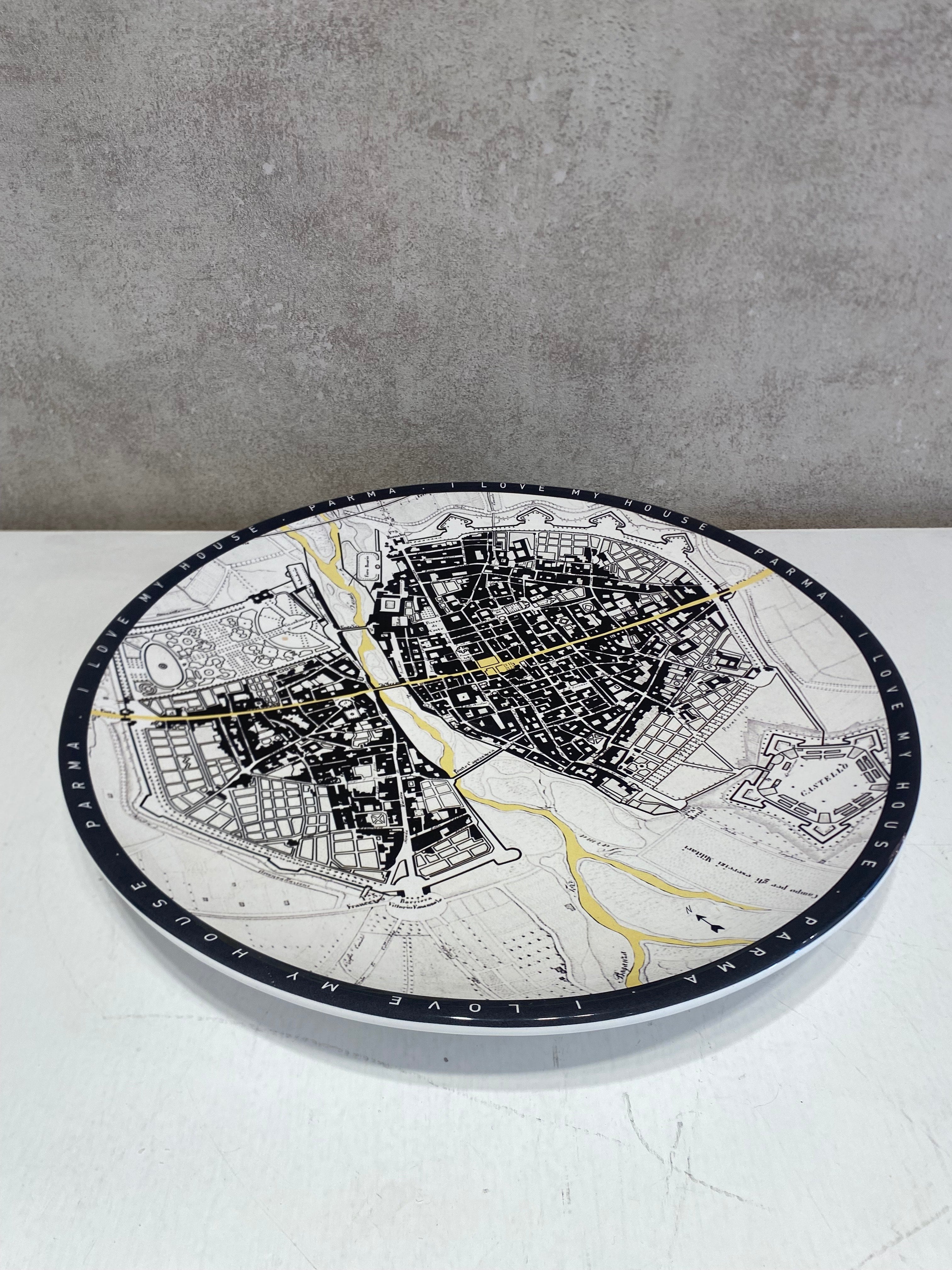 Piatto 30cm MAPPA DI PARMA