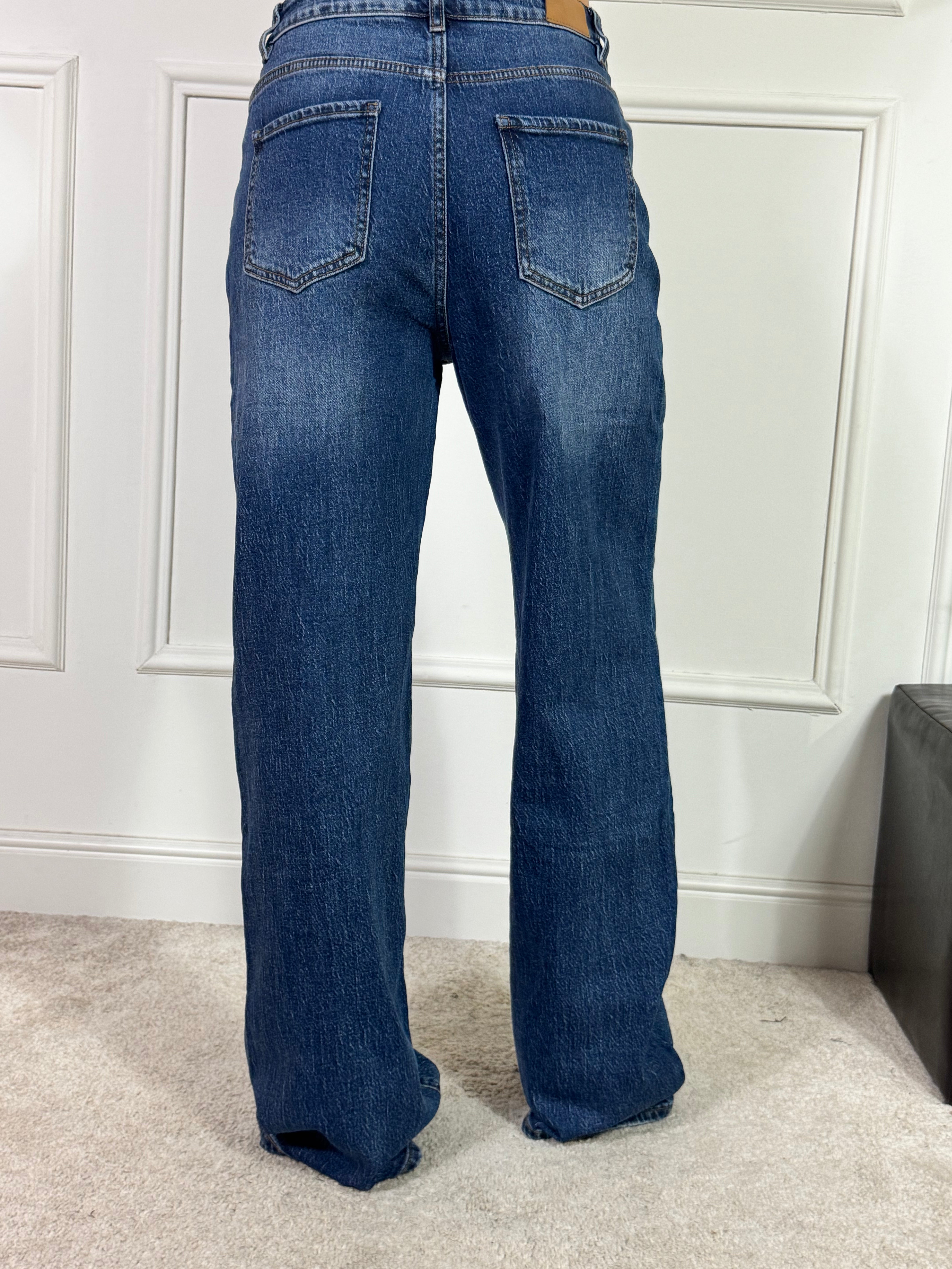 JEANS Victoria ILMH PALAZZO - MEDIUM BLUE