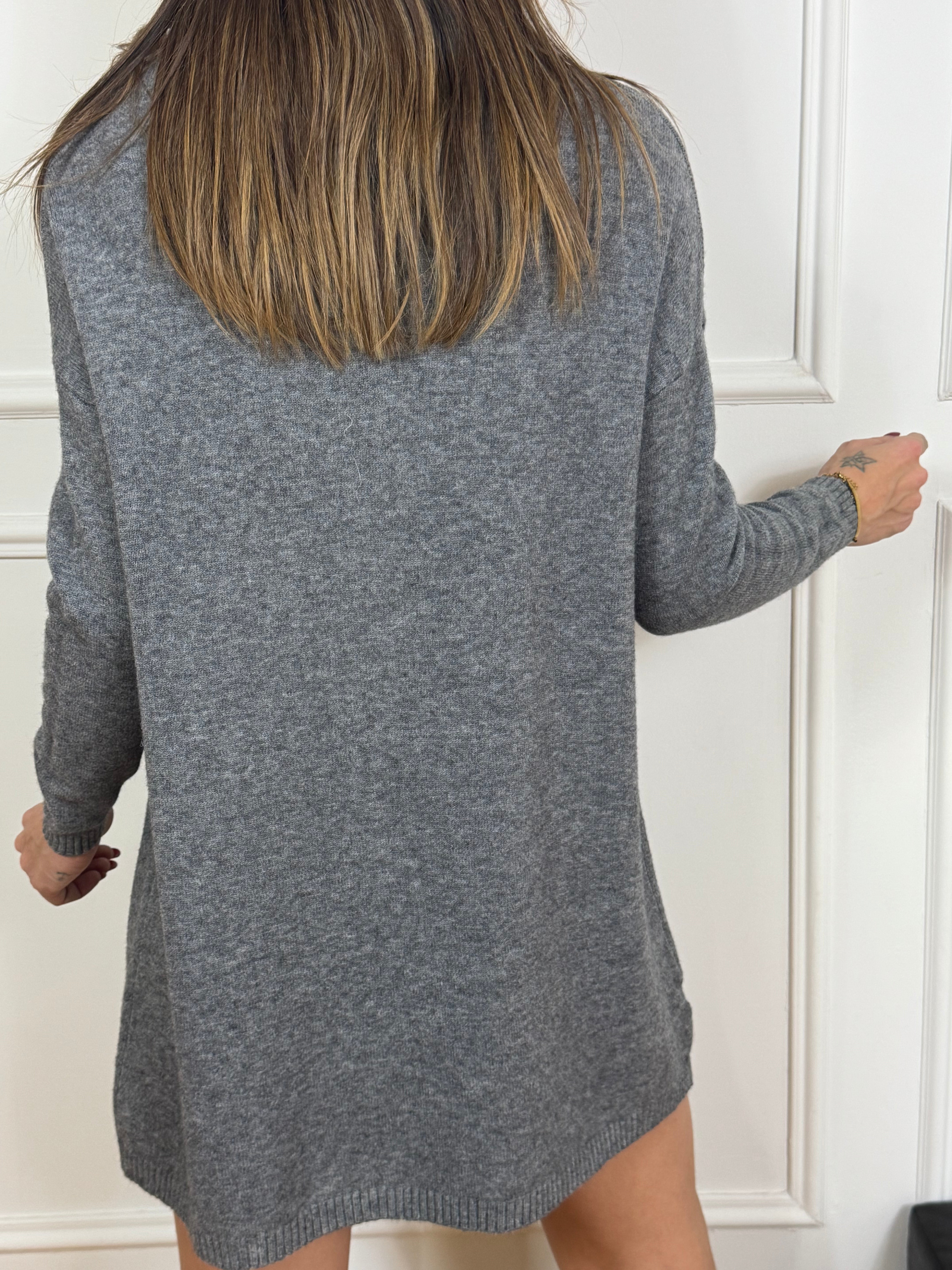 Abito in maglina Kikisix COLLO A CIAMBELLA LAVORATO