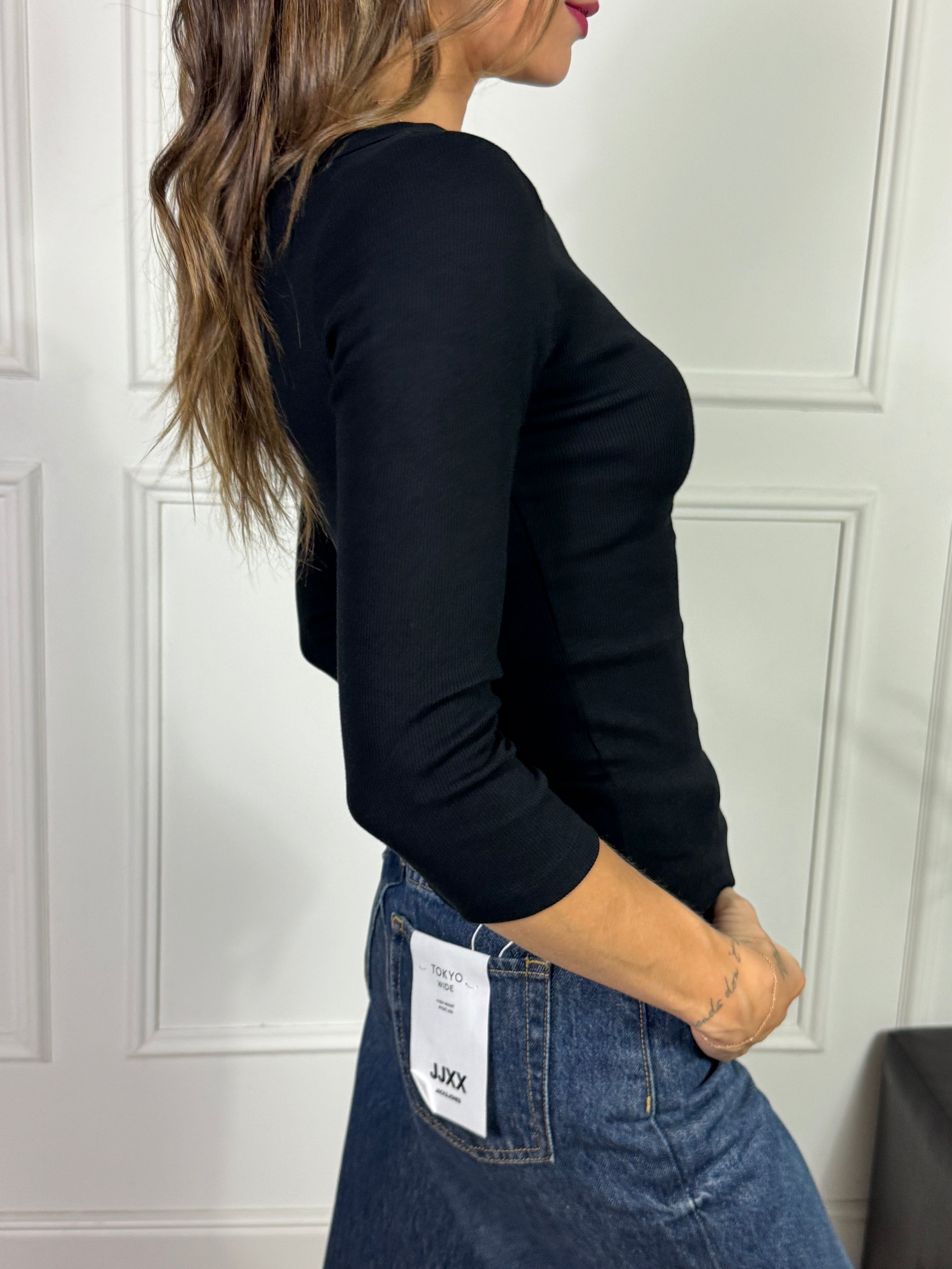 Maglia JJXX - TRE QUARTI BOATNECK COSTINE