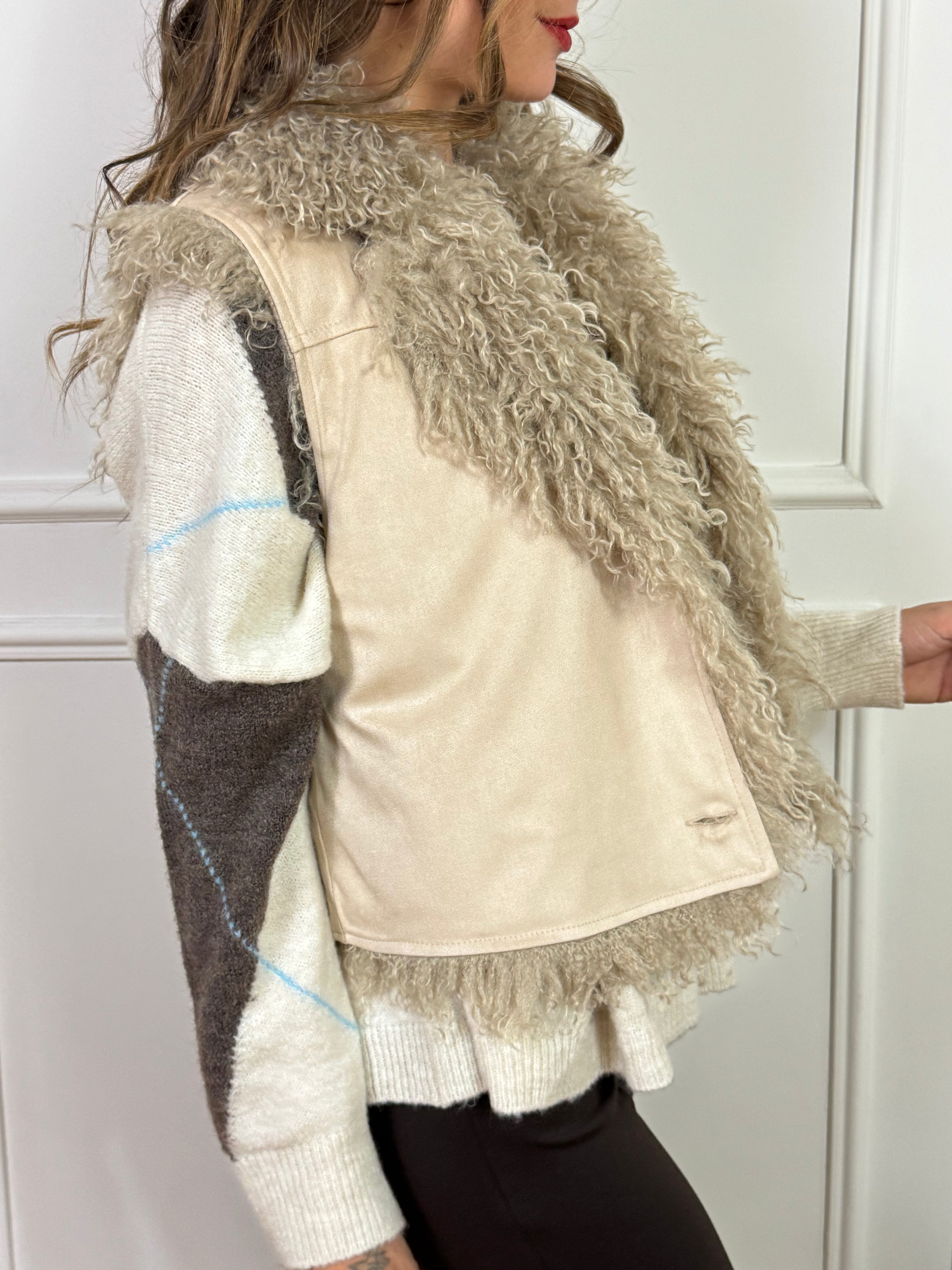 Giacca smanicata Have One ecodainetto/Mongolia