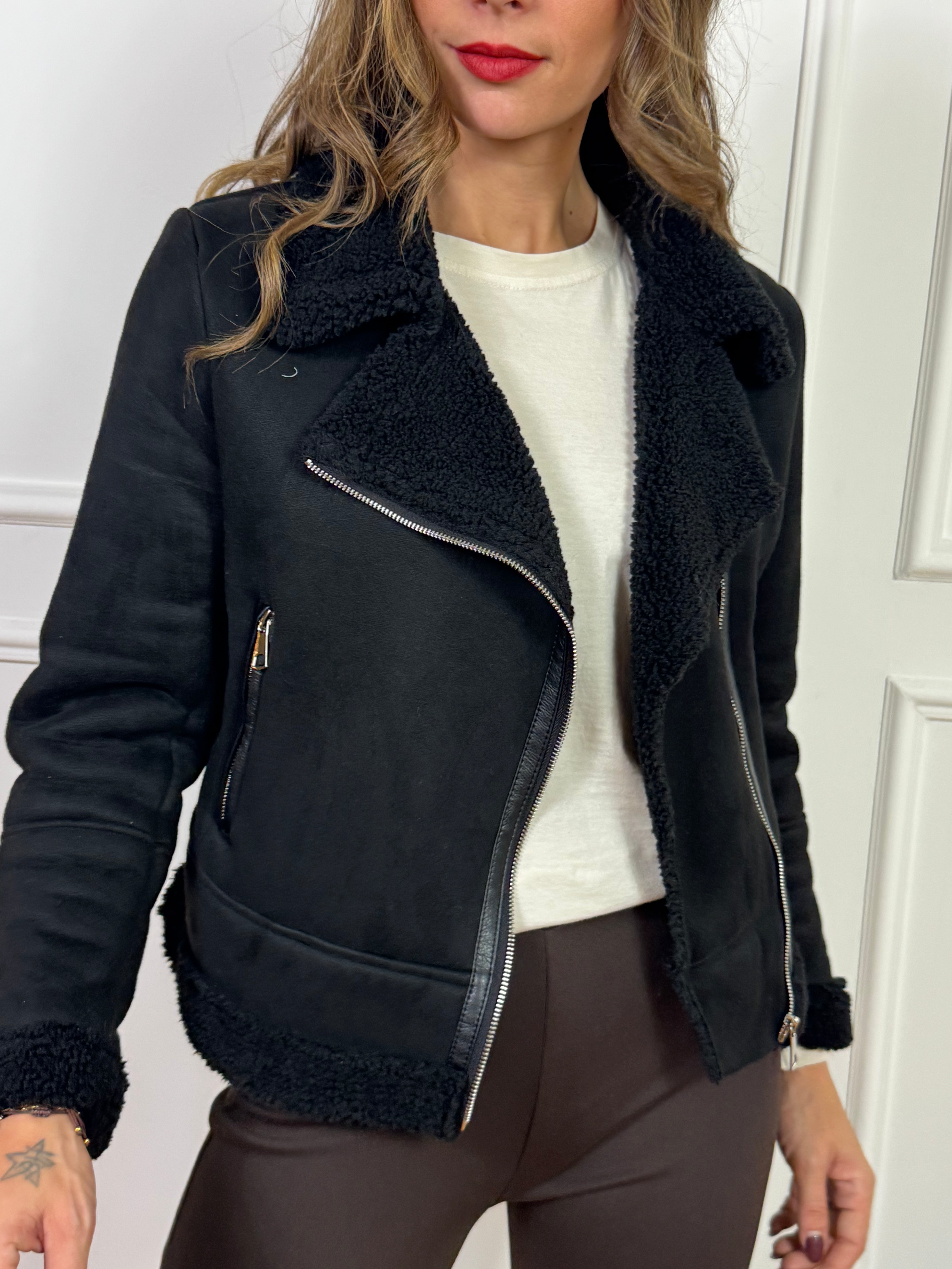 Giacca chiodo ecomontone Have One