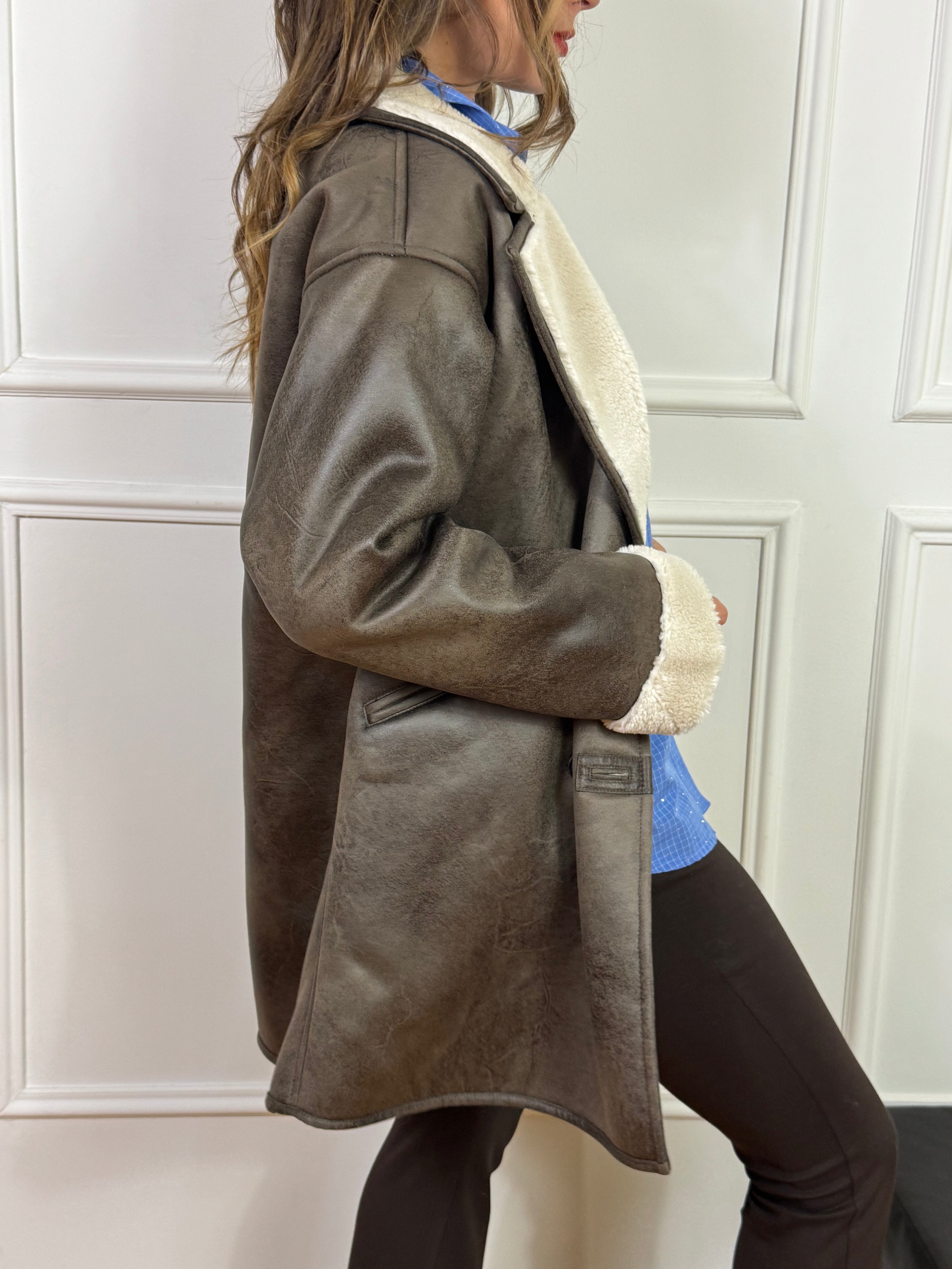 Giacca CAPPOTTO ECOMONTONE JJXX - modello NOELLE