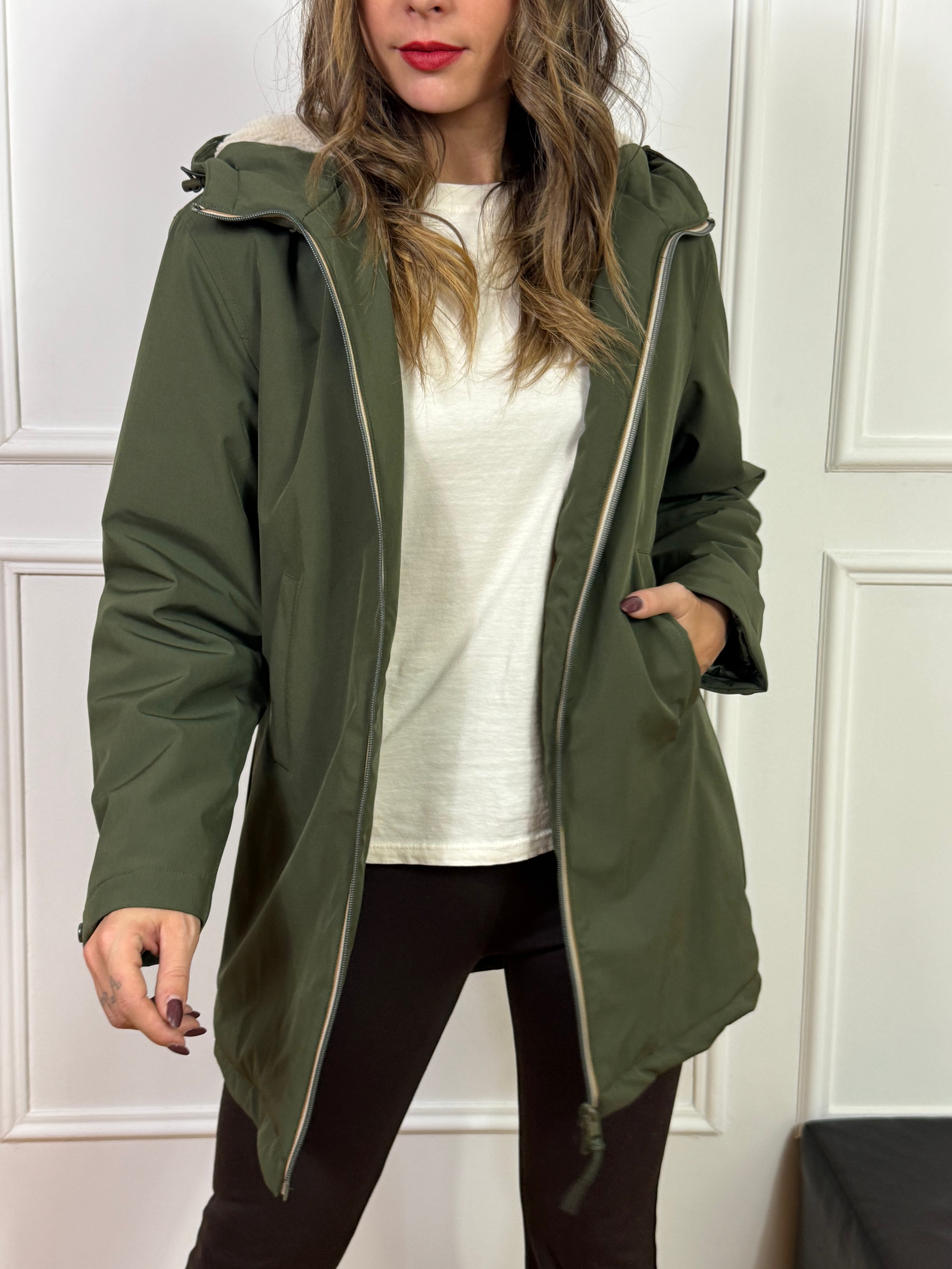 Giacca IMPERMEABILE CON CAPPUCCIO JJXX - modello KANE