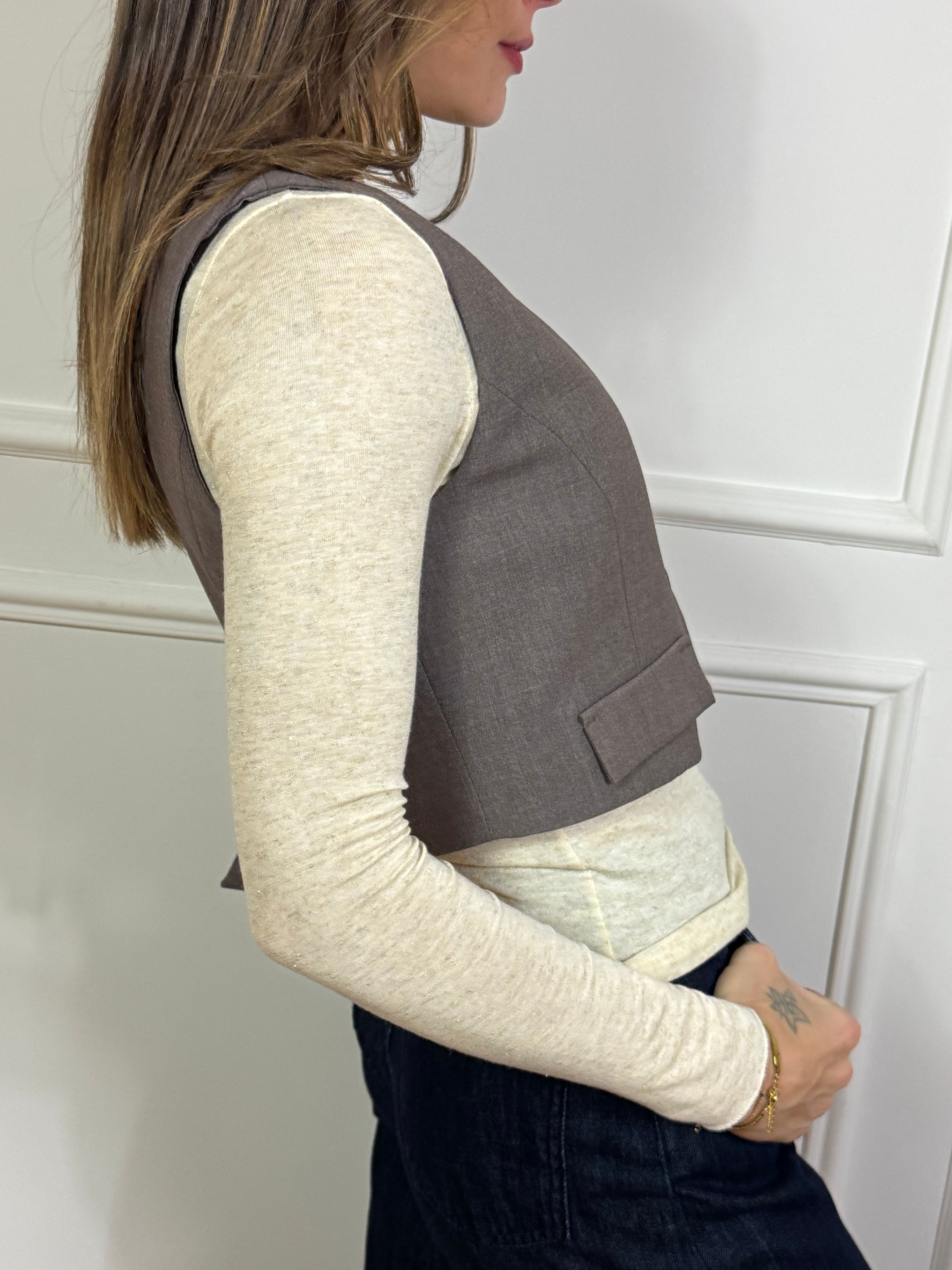 Gilet crop Kikisix