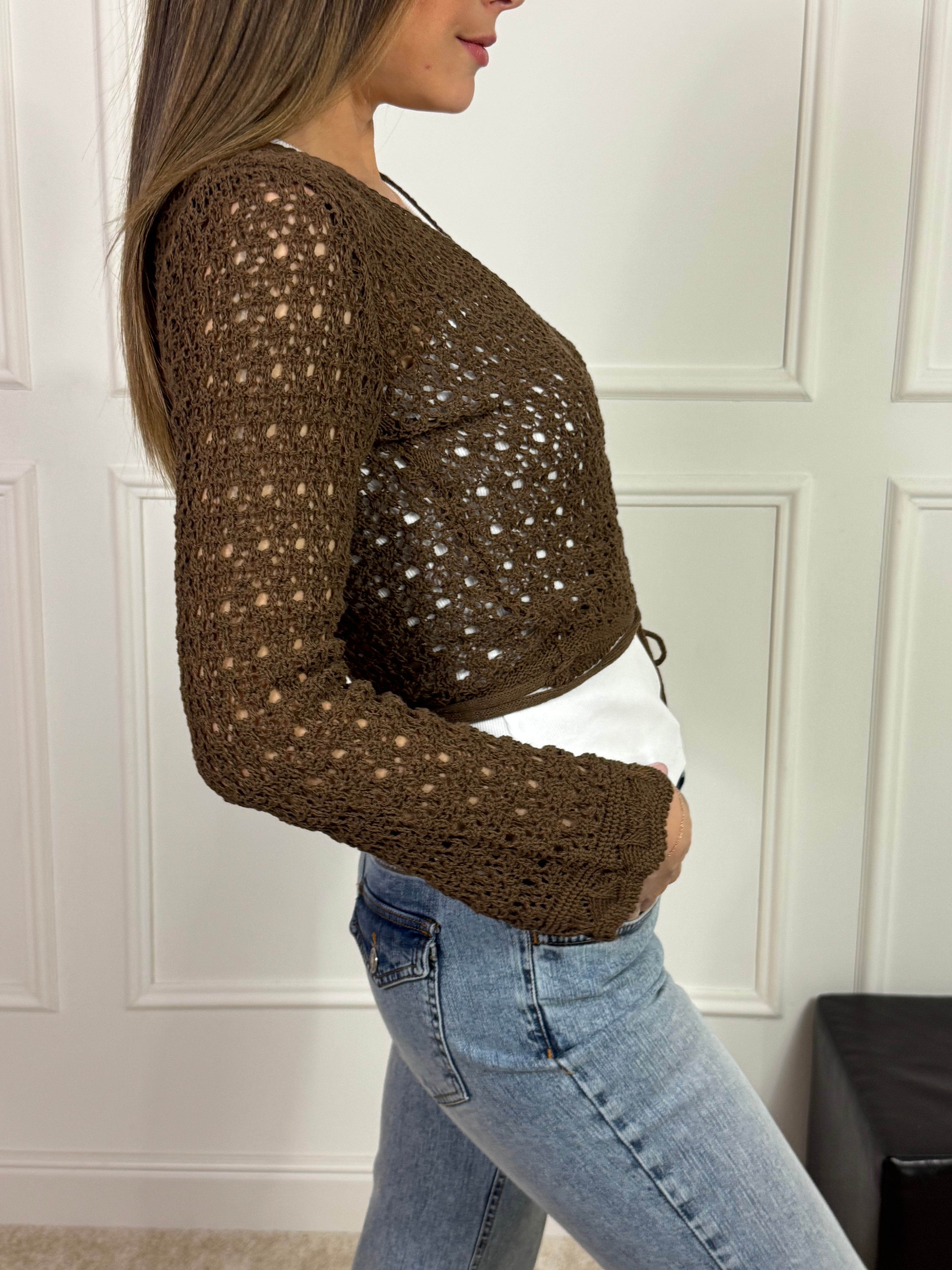 Coprispalle a incrocio Susy Mix TRAFORATO CROCHET