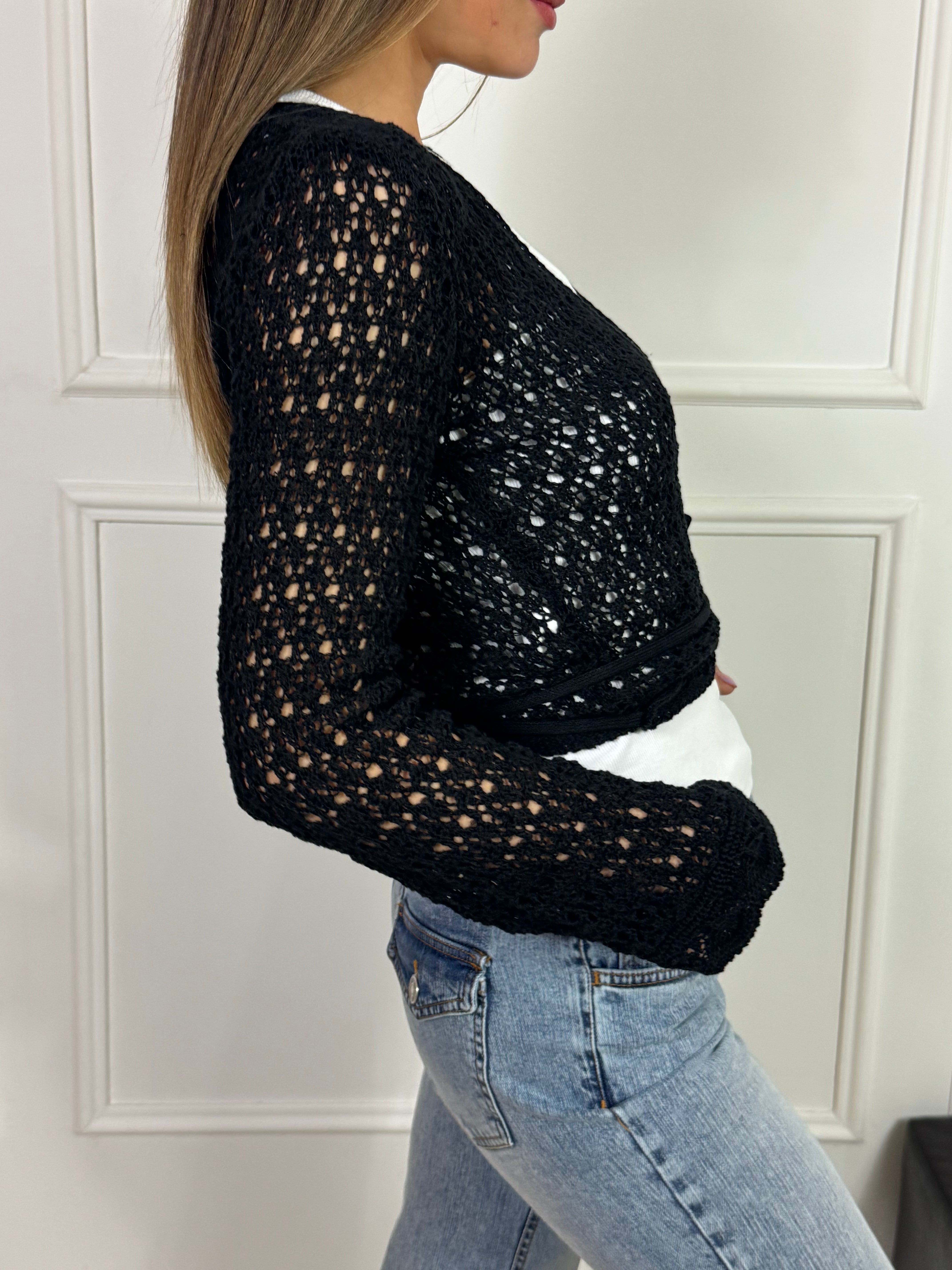 Coprispalle a incrocio Susy Mix TRAFORATO CROCHET