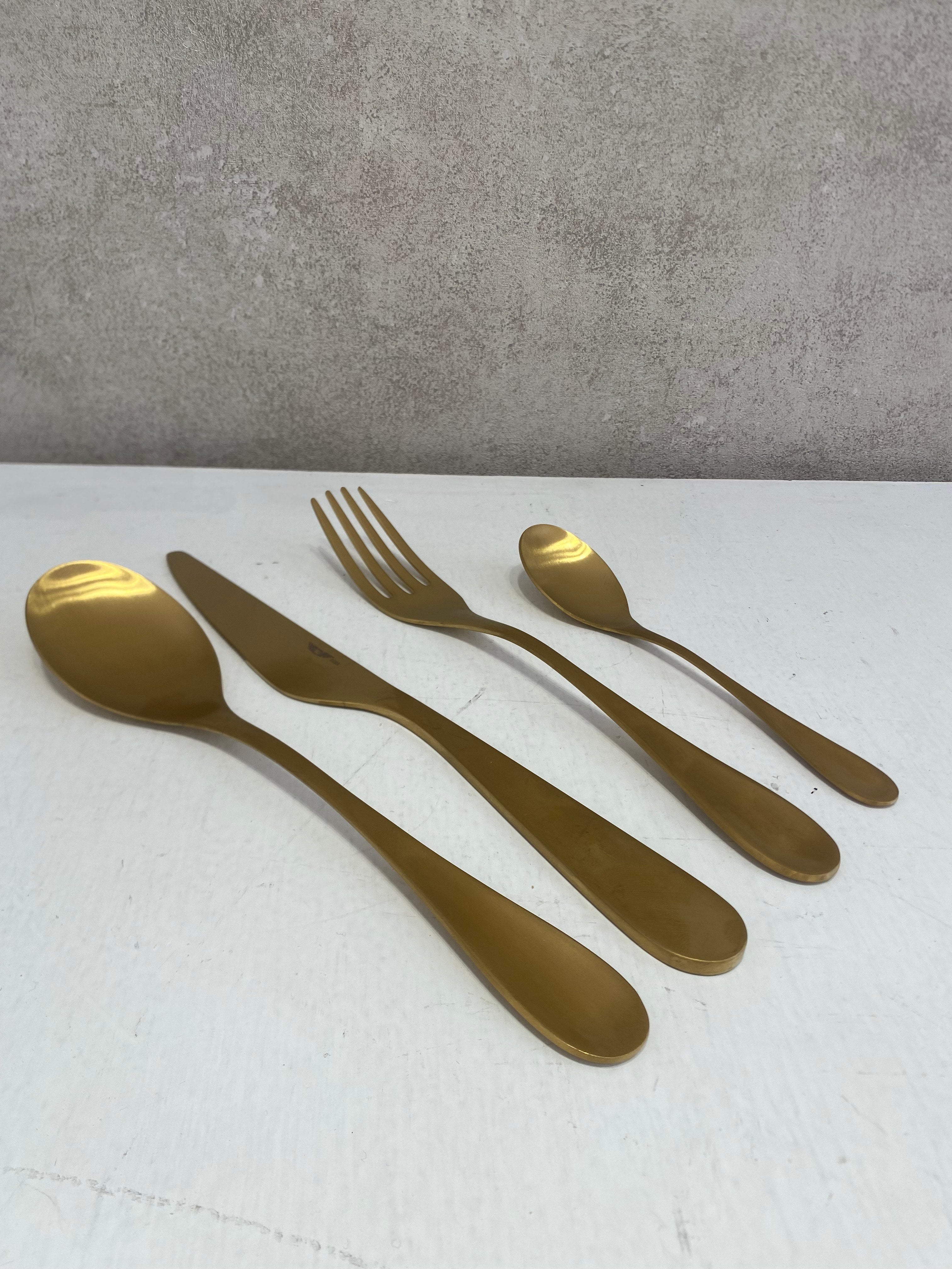 Posate set 24pz GOLD