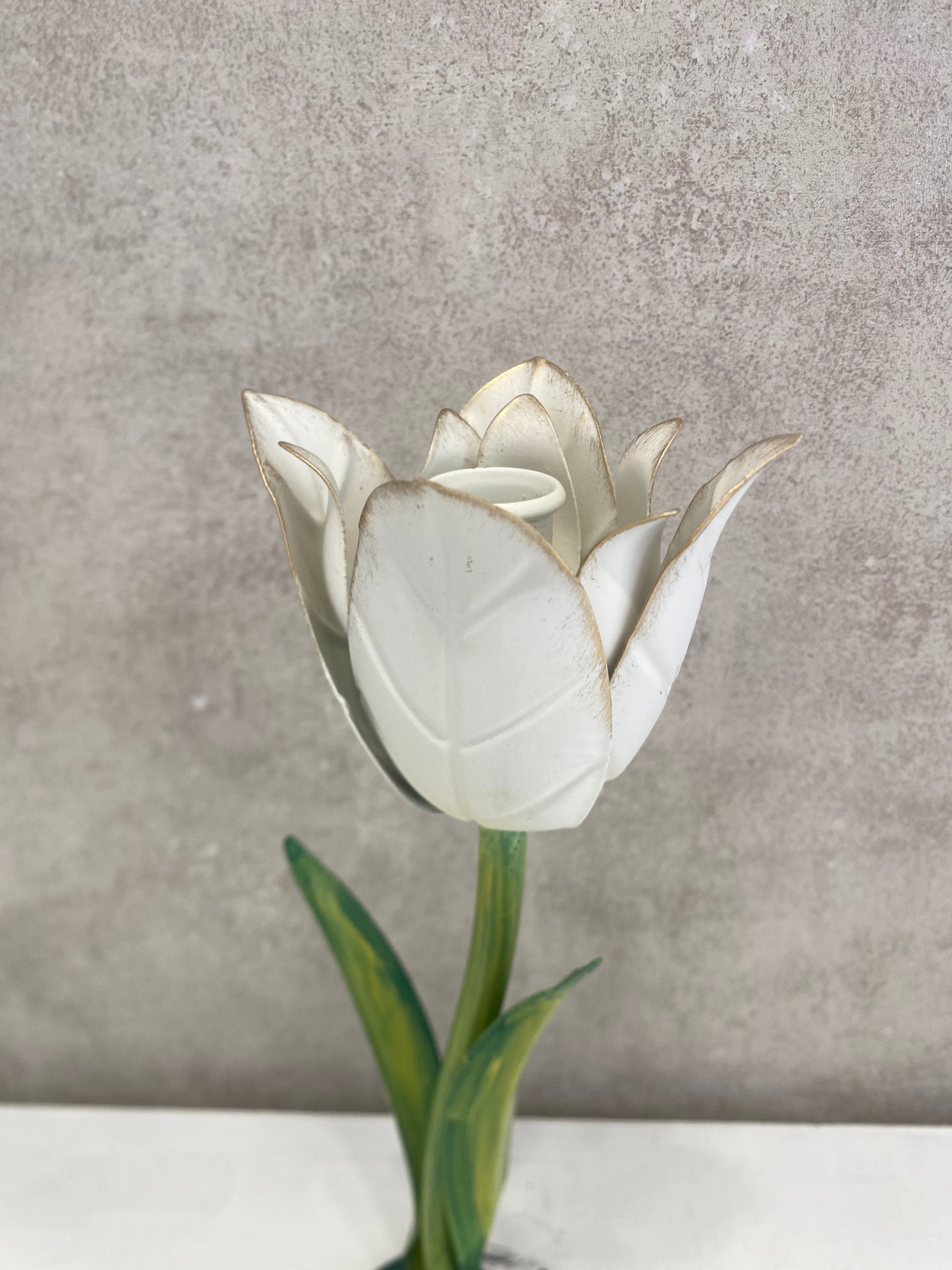 Candelabro 24 fiore bianco