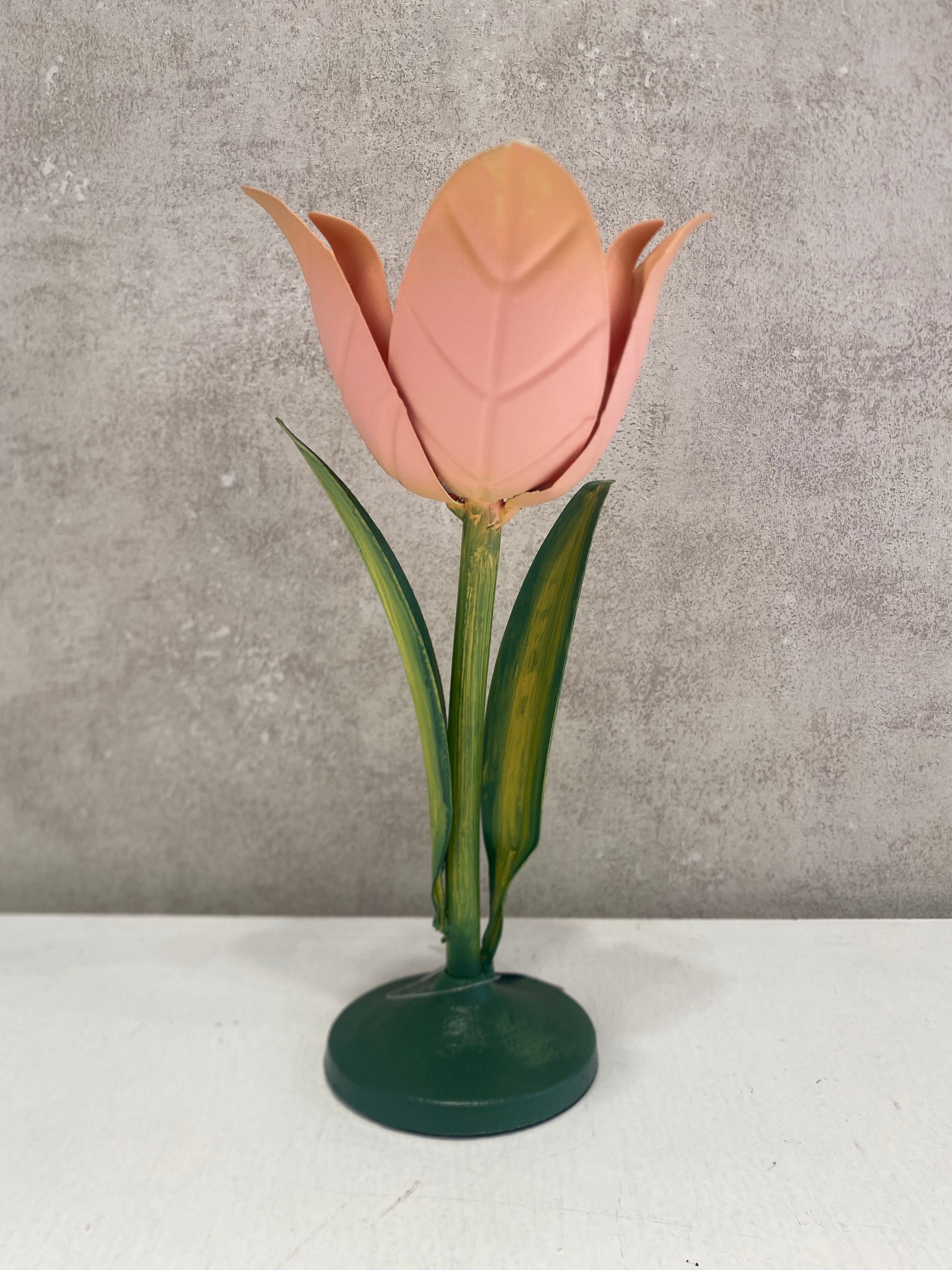 Candelabro 18 fiore rosa