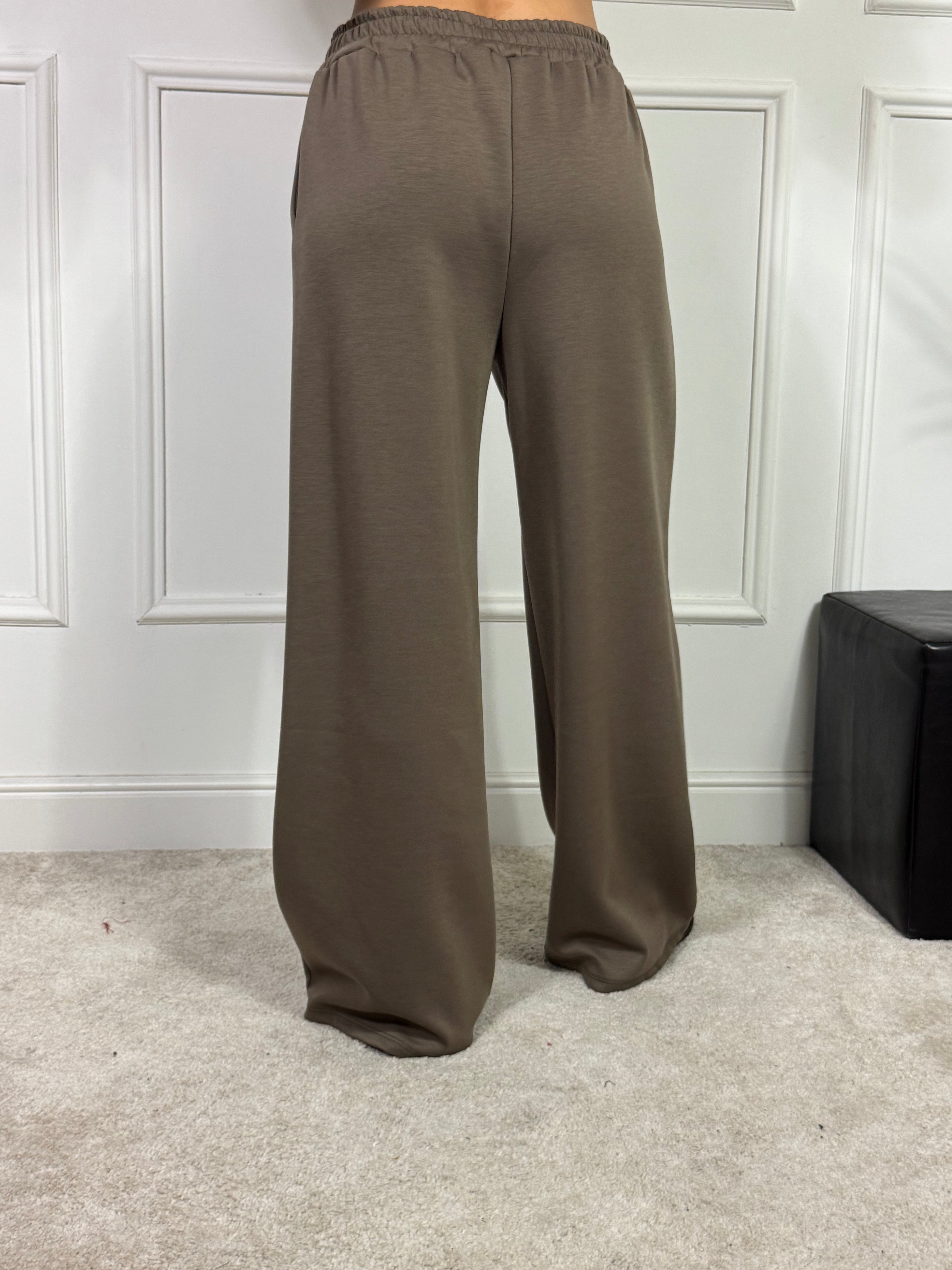 PANTALONE PALAZZO TESSUTO TECNICO Victoria ILMH TINTA UNITA