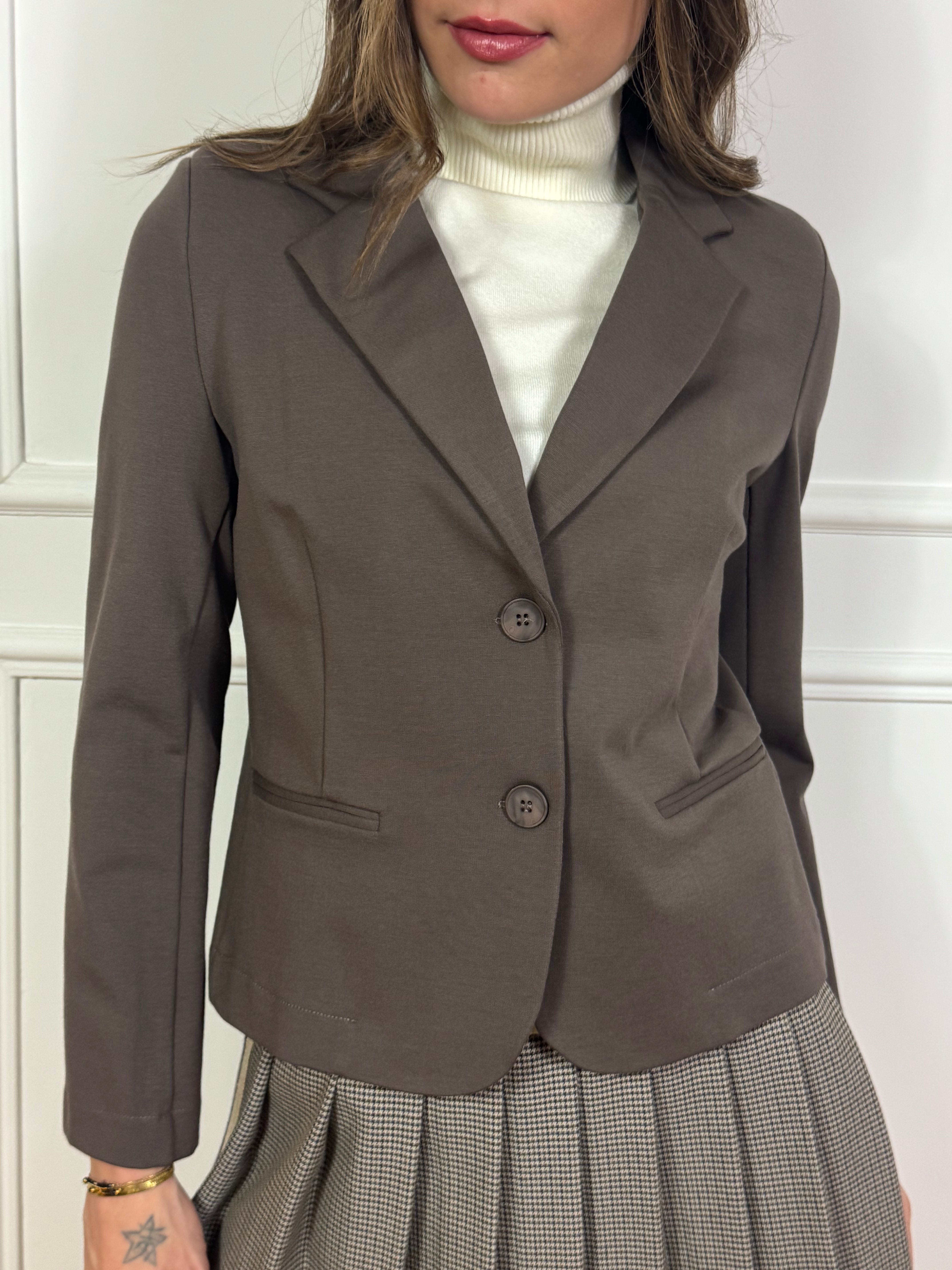 Giacca blazer due bottoni Susy Mix in punto Milano sfiancato avvitato