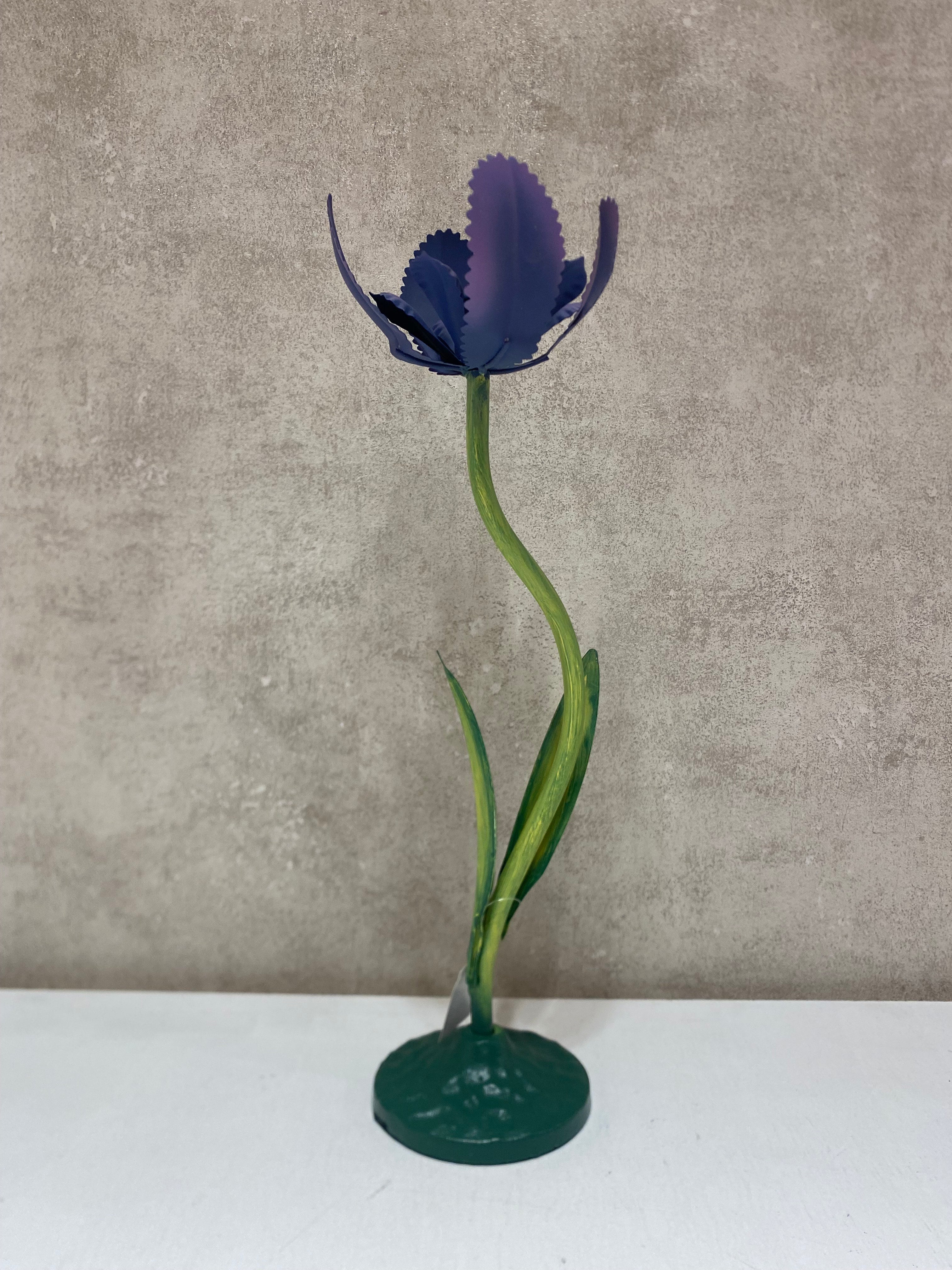 Candelabro 34 fiore viola