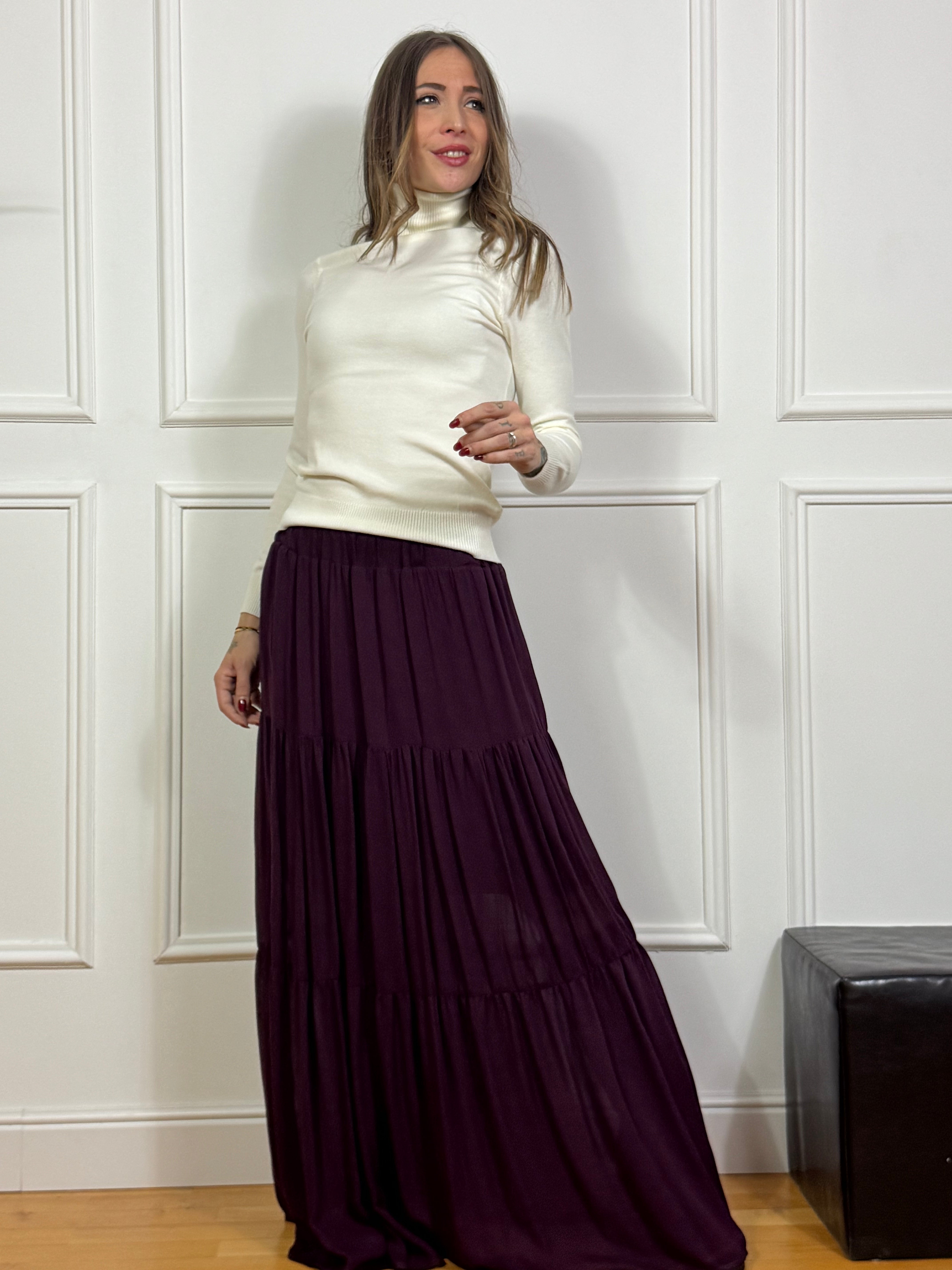 Gonna lunga Susy Mix con balze