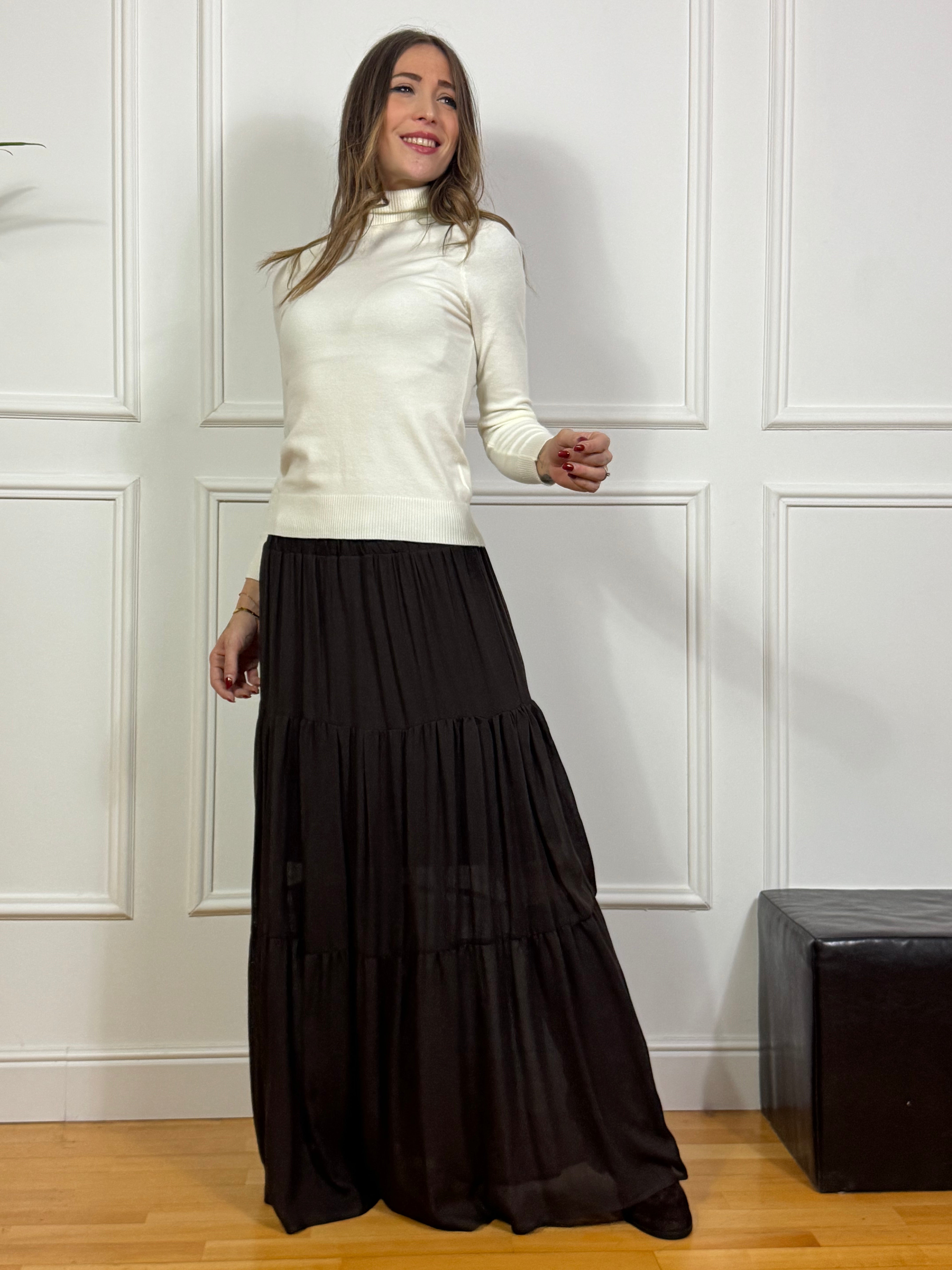 Gonna lunga Susy Mix con balze