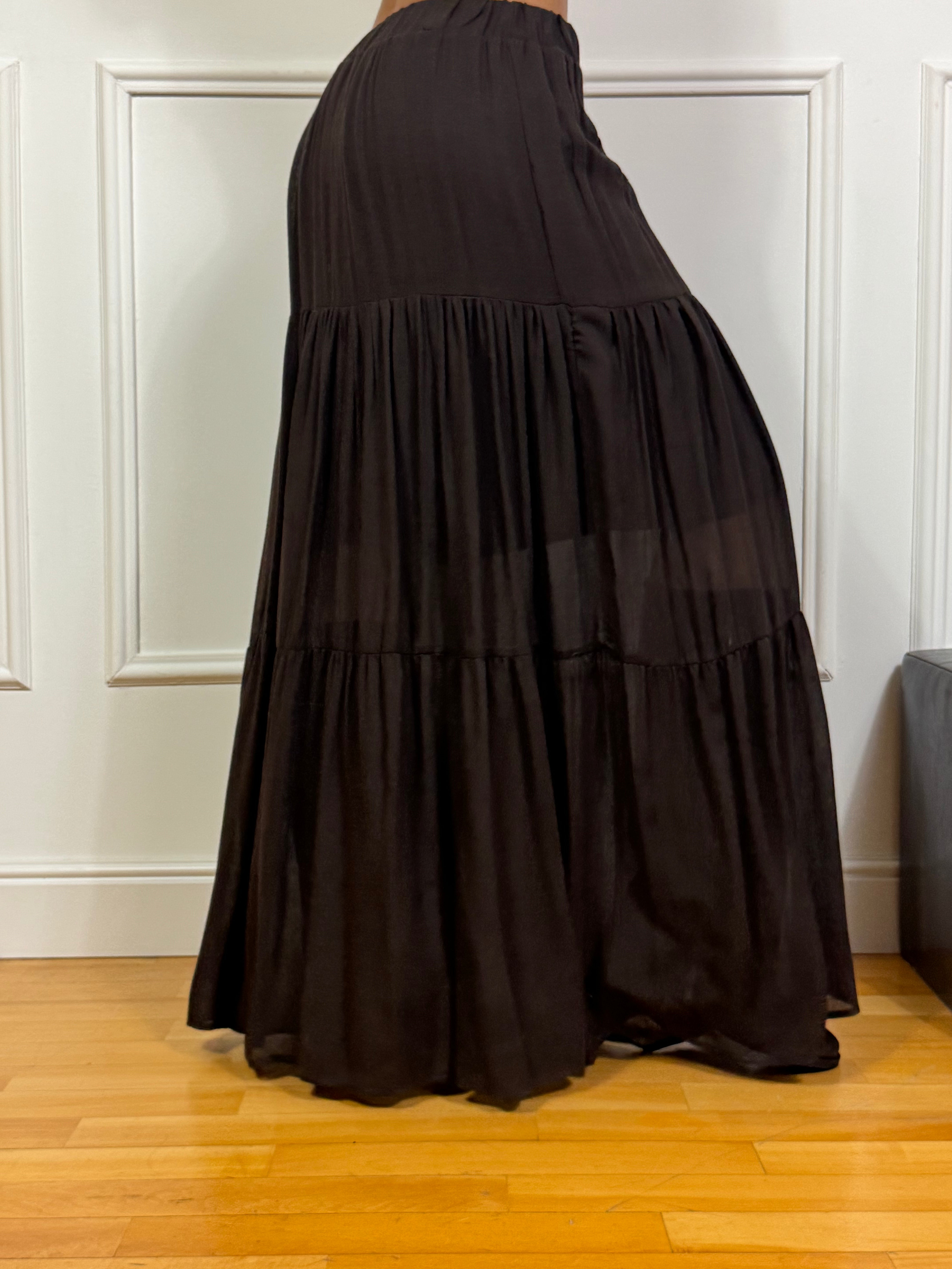 Gonna lunga Susy Mix con balze