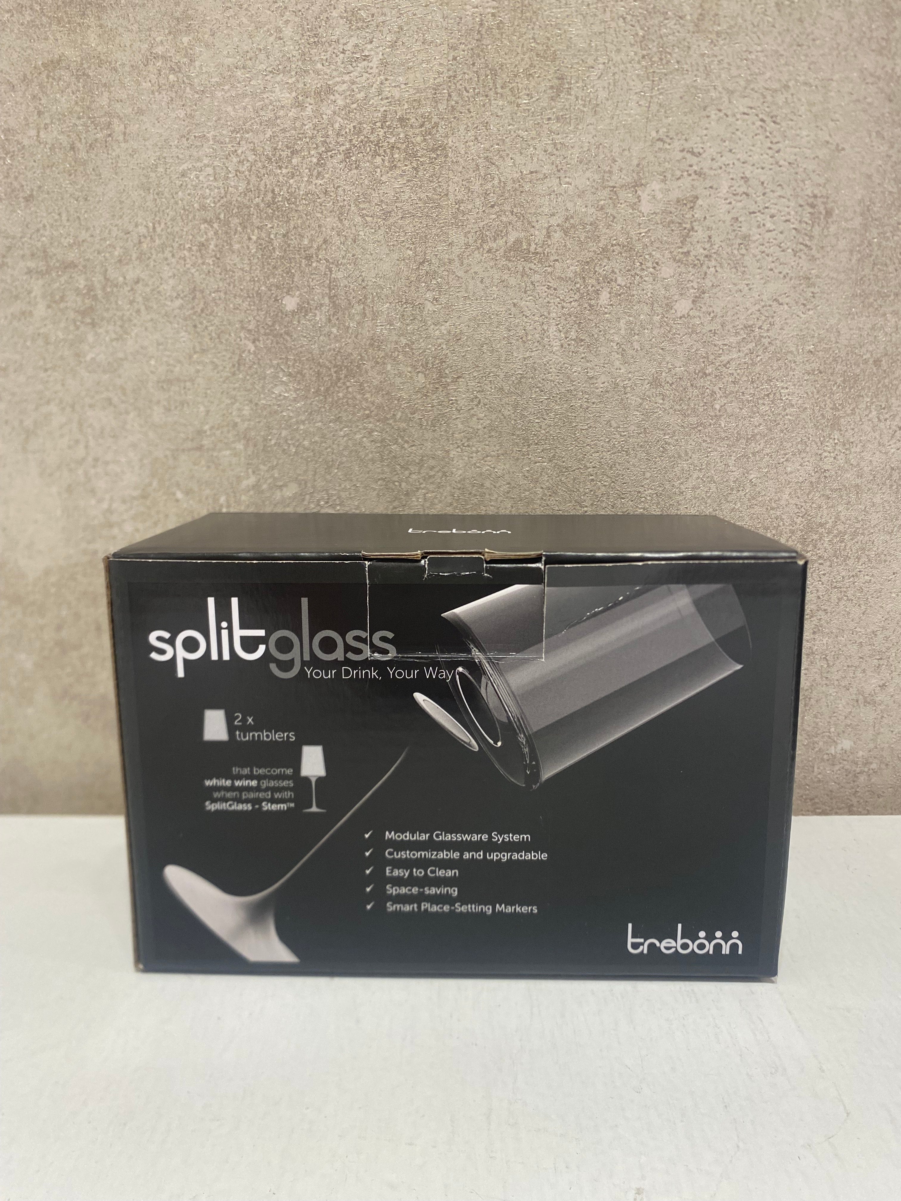 Bicchiere acq /v.bianco 2pz SPLIT GLASS