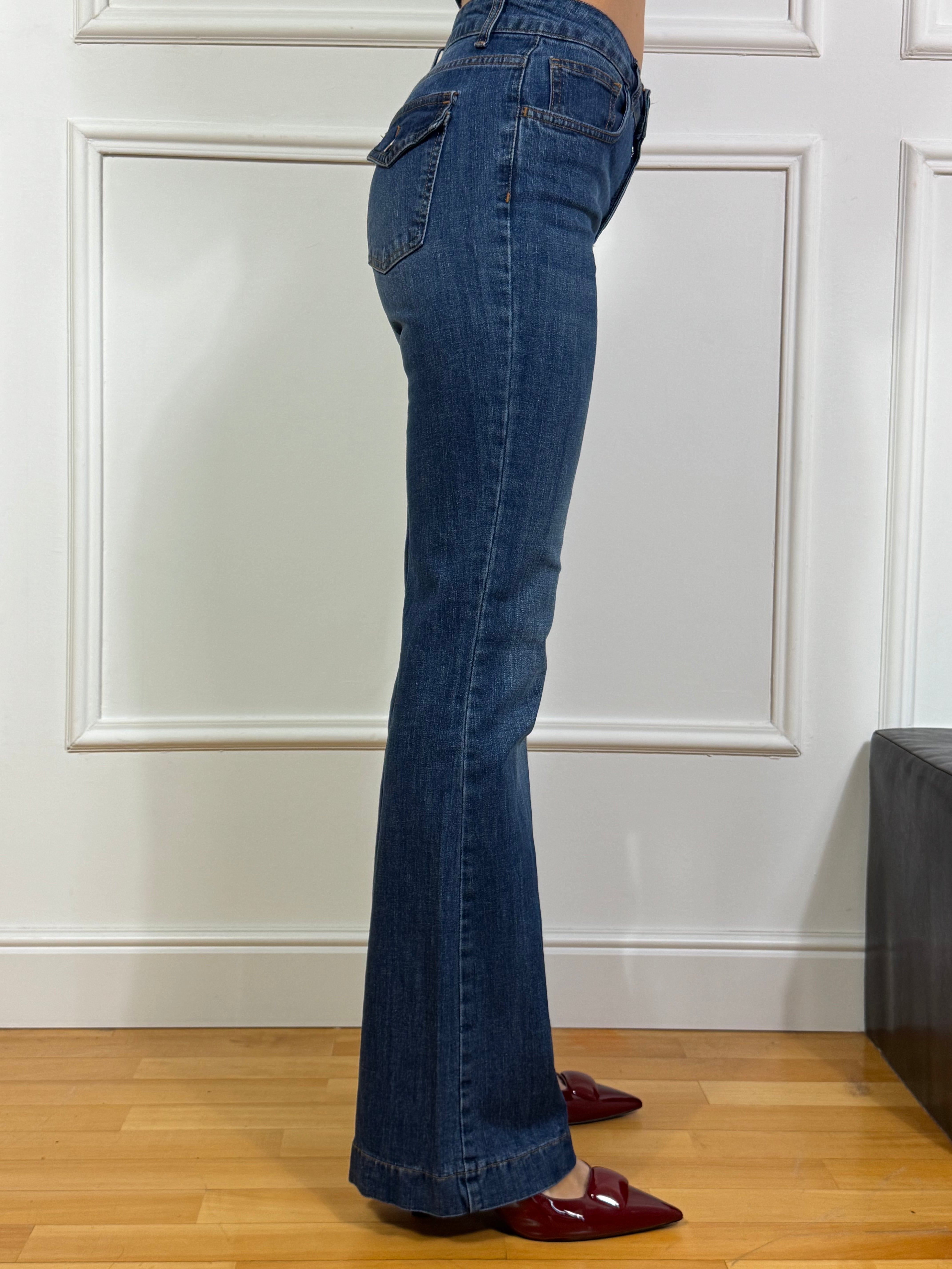 Jeans Susy Mix ZAMPETTA E TASCHE POSTERIORI CON BOTTONI