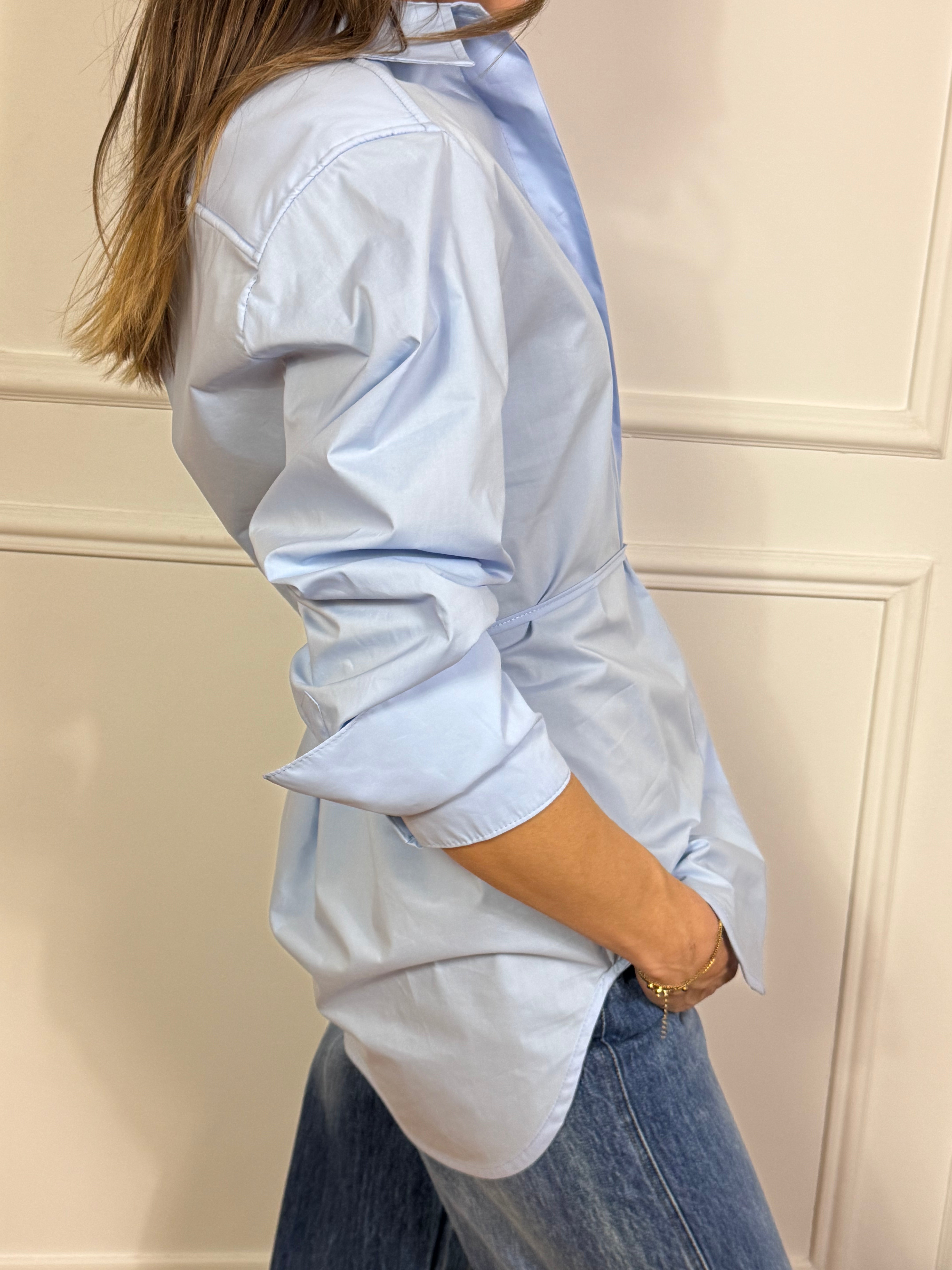 Camicia in cotone Motel con laccetto
