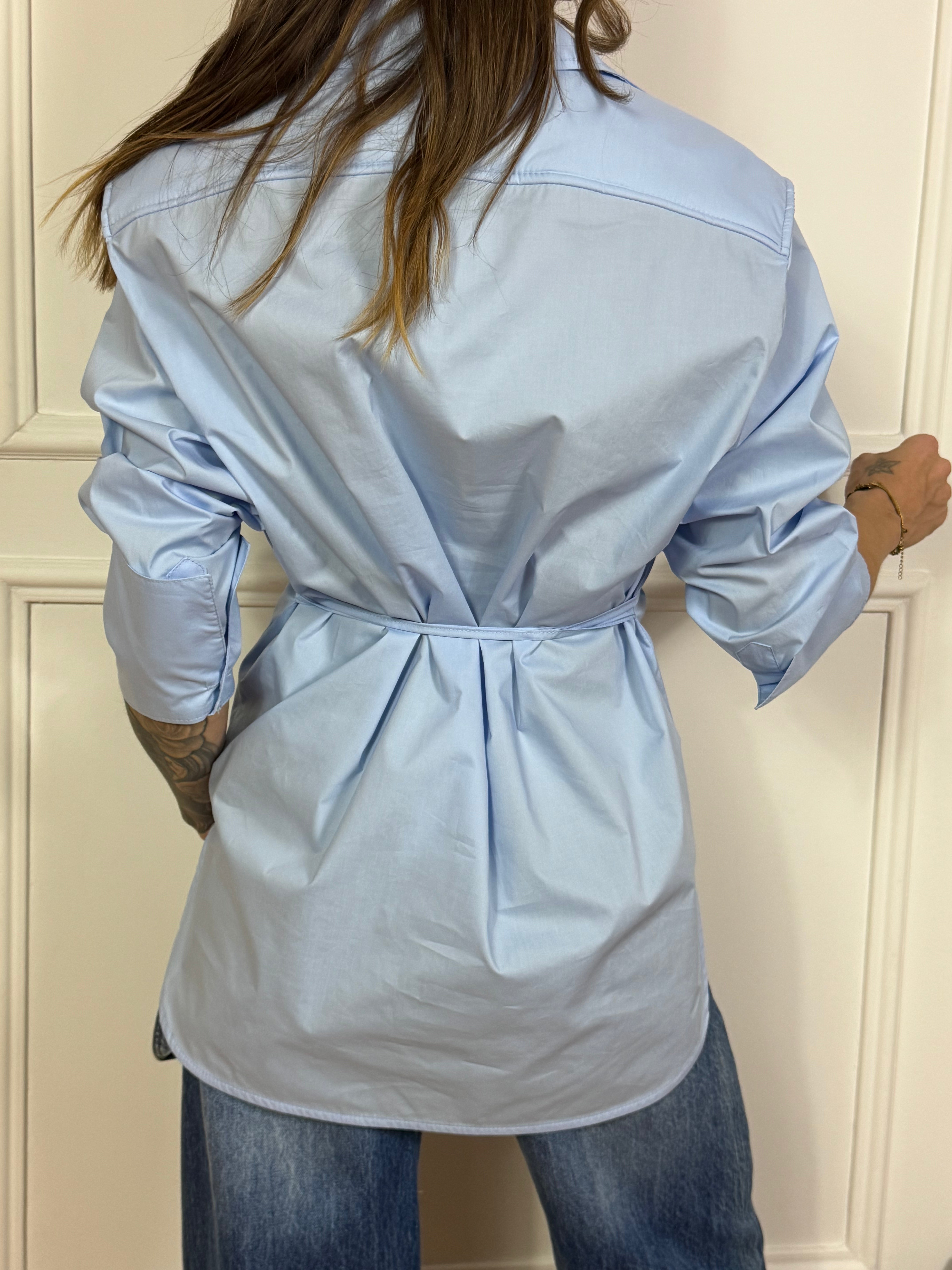 Camicia in cotone Motel con laccetto