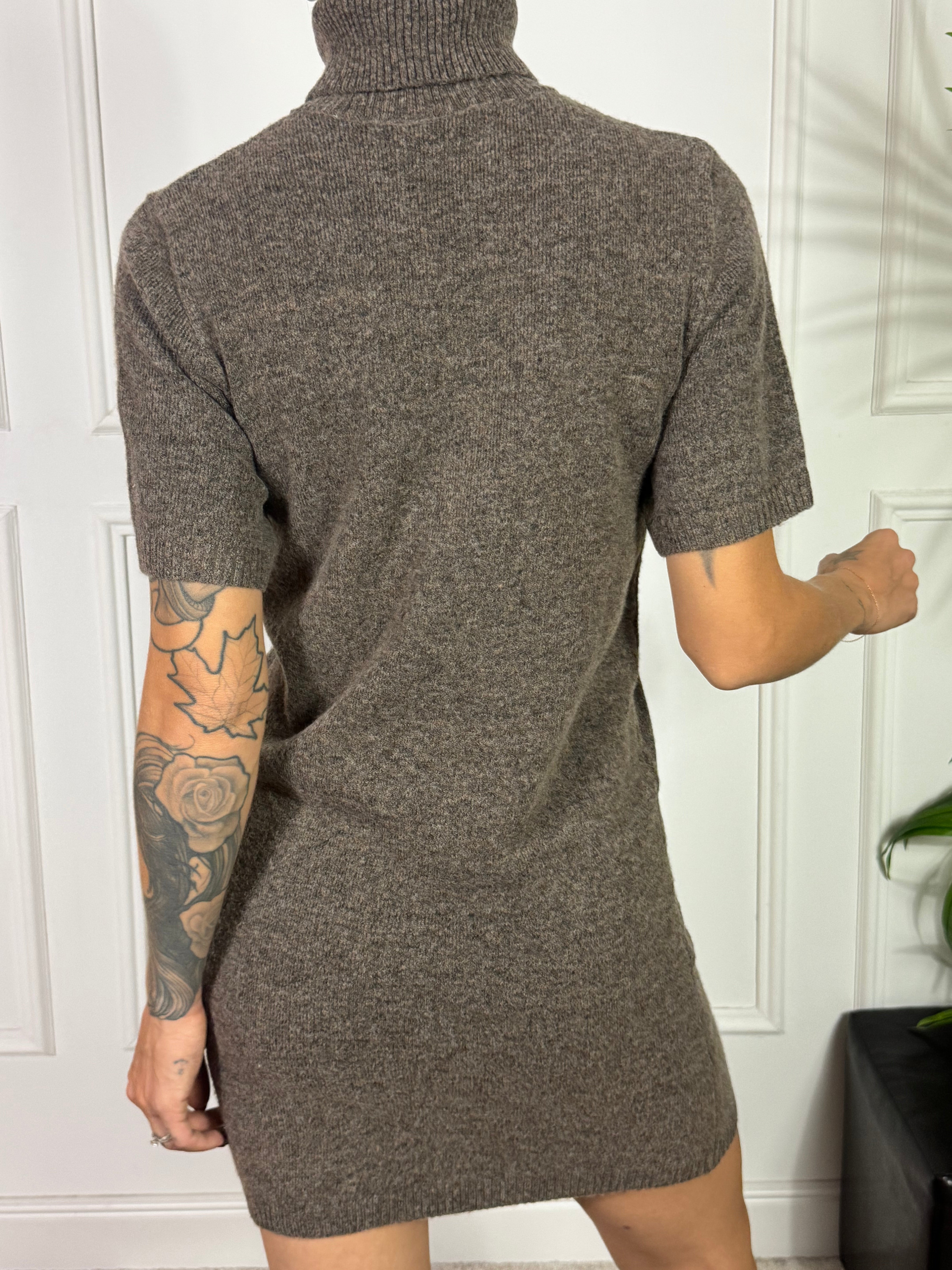 ABITO dolcevita in maglia manica corta JJXX VALERIA ROLL NECK