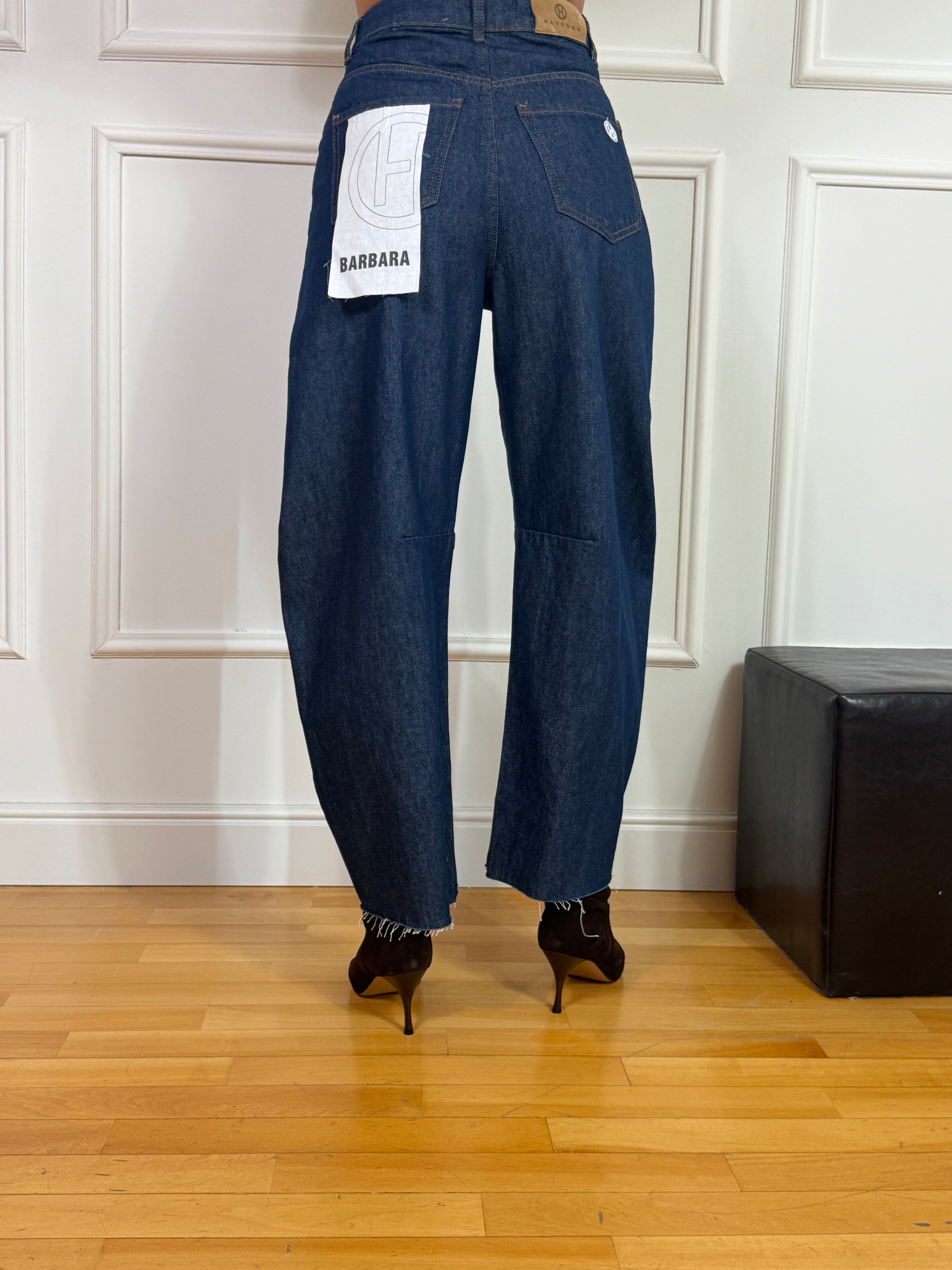 Jeans Have One BARBARA RAW LISCIO - Blue denim scuro