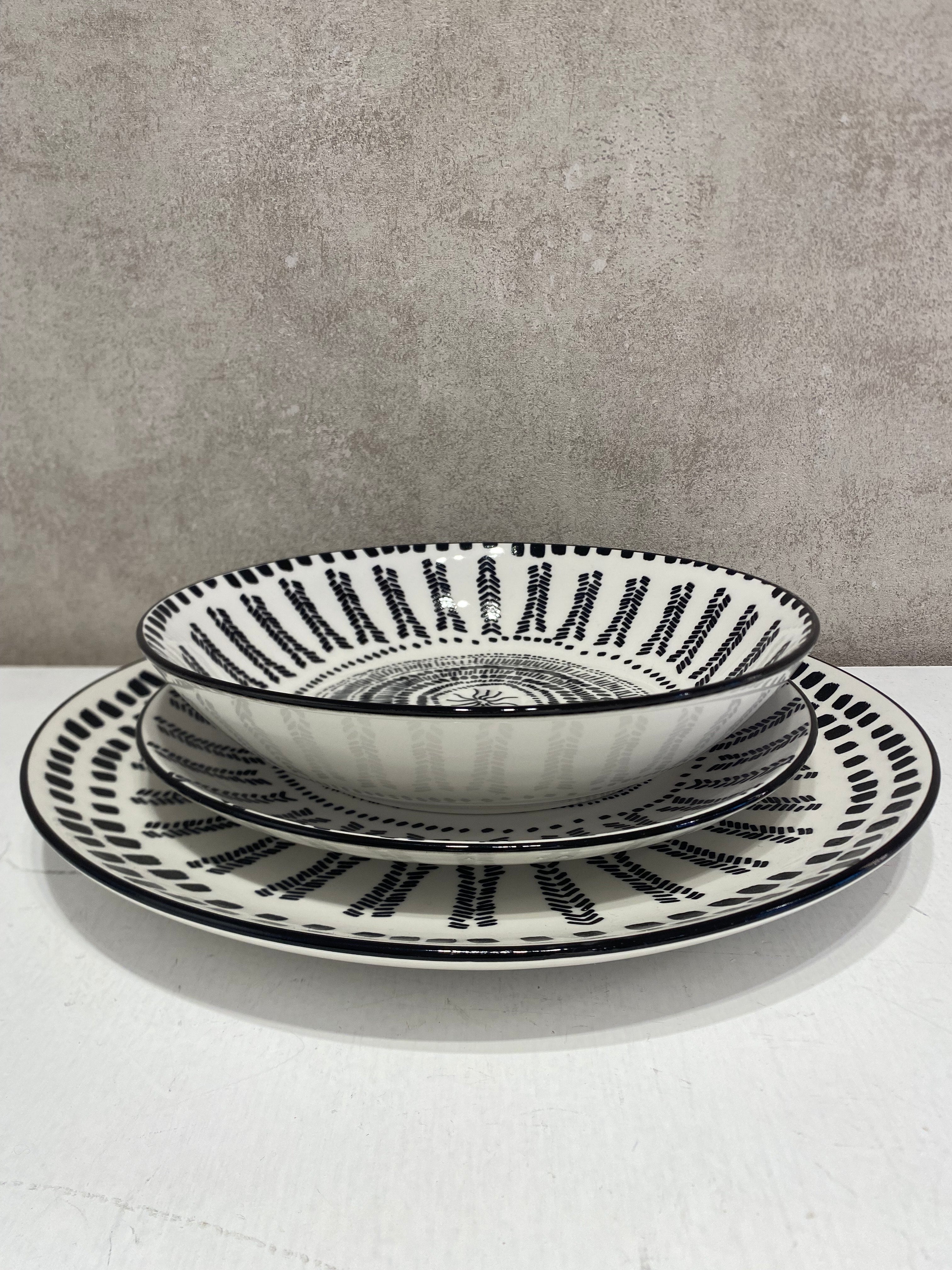 Piatti set 18pz ETNIC