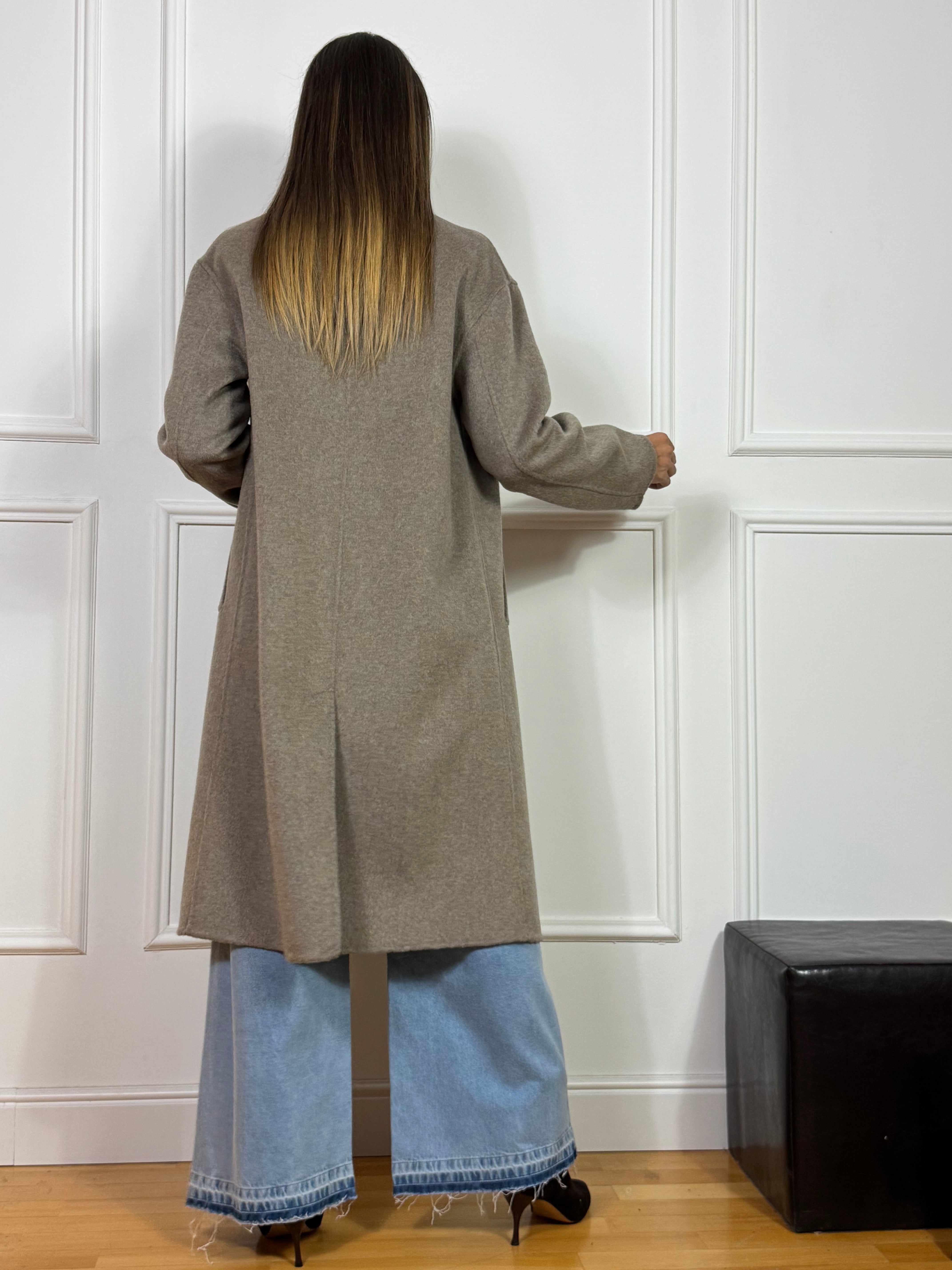 Cappotto lungo doppiopetto Have One rasato