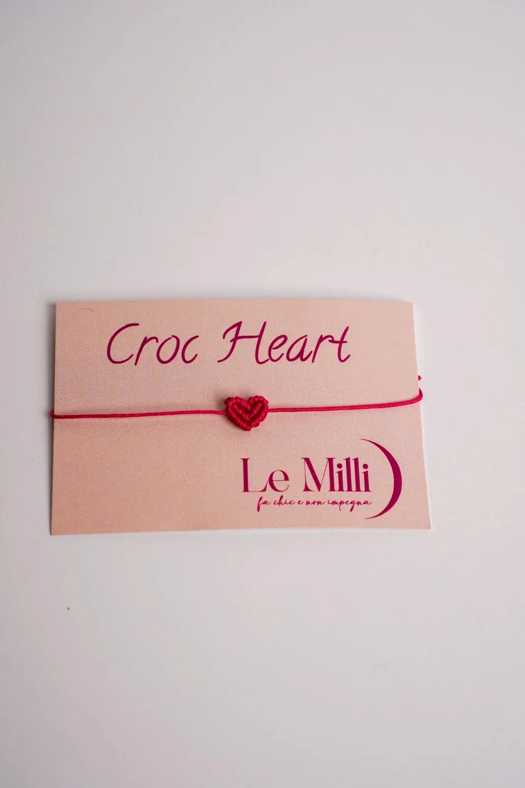 Braccialetto in corda Le Milli CUORE