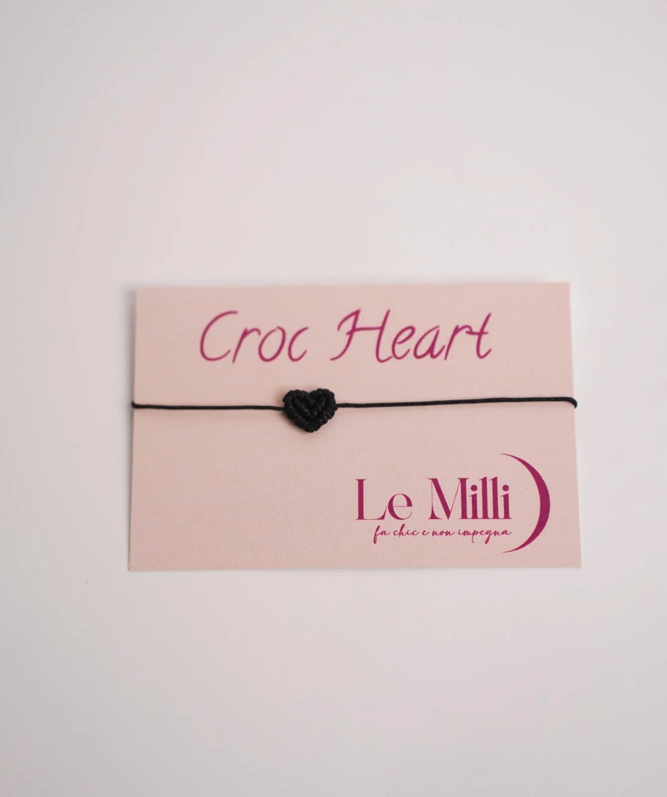 Braccialetto in corda Le Milli CUORE