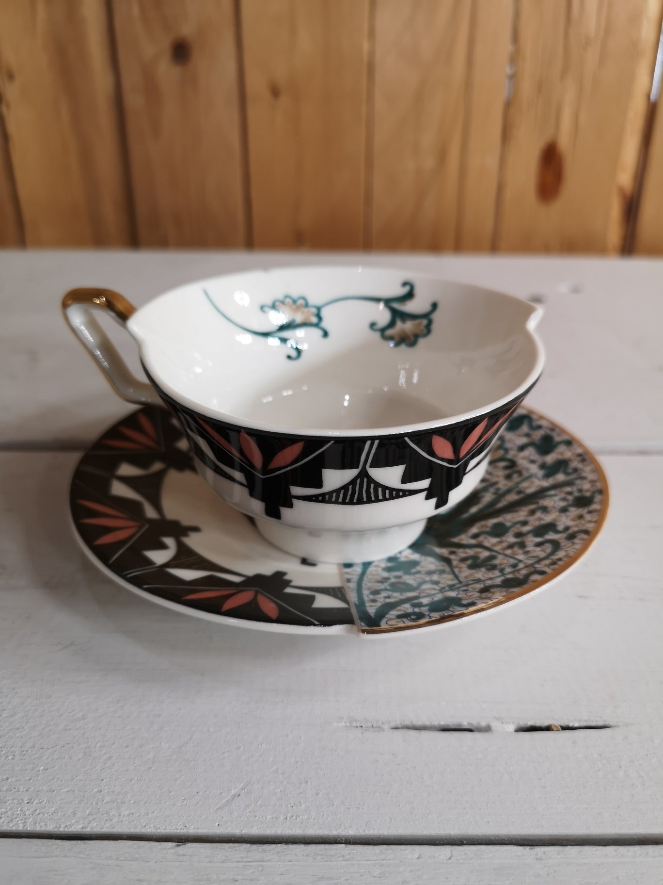 Tazza tea c/piatto ASPERO HYBRID SELETTI