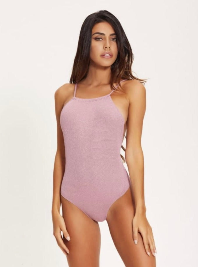 Costume Cotazur intero rosa