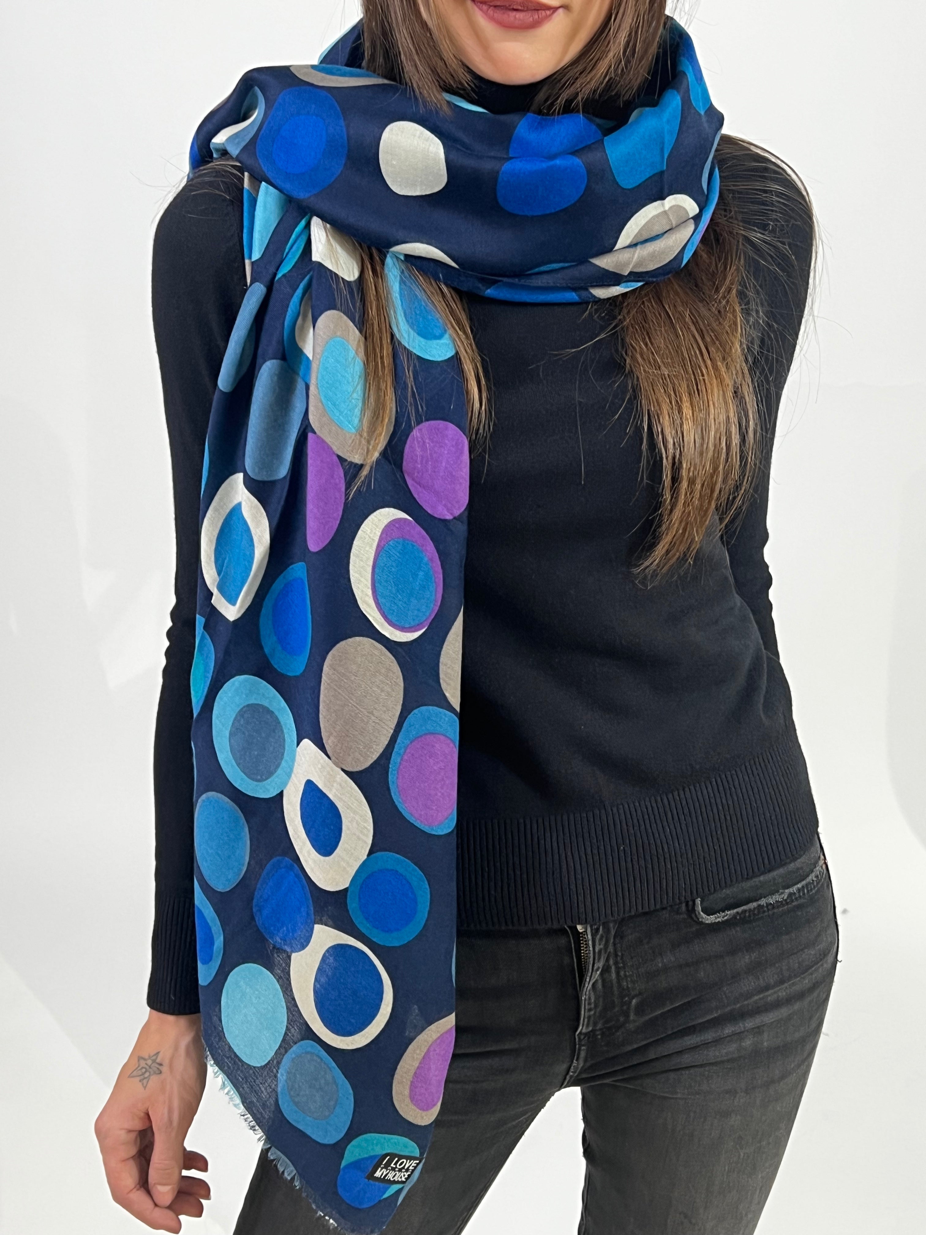 Sciarpa foulard CERCHI