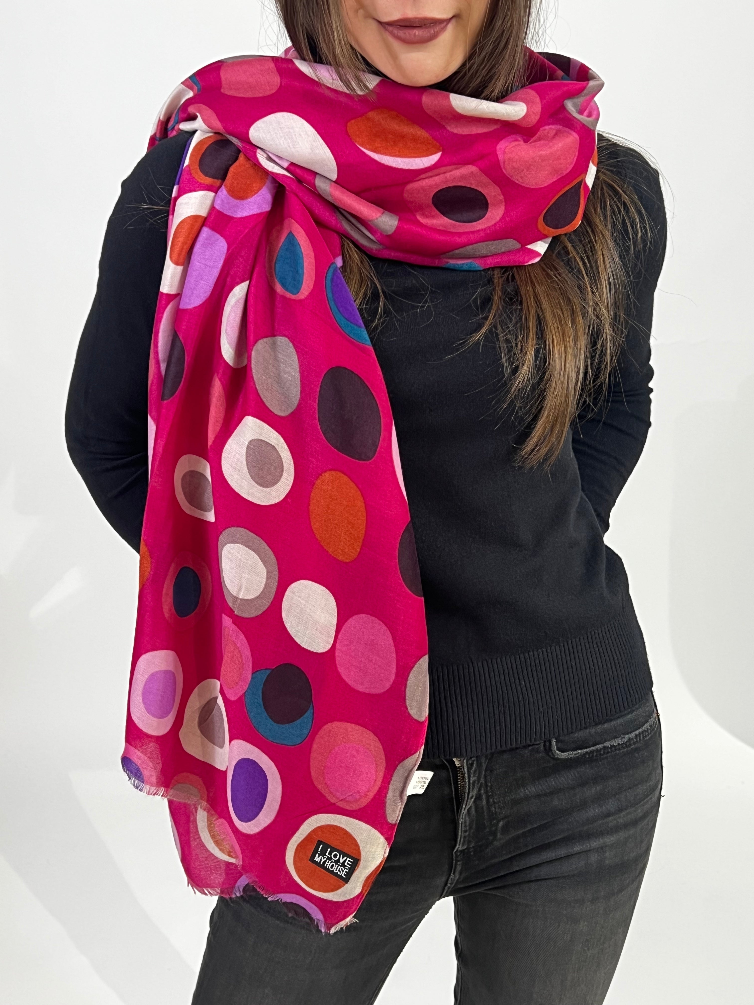 Sciarpa foulard CERCHI