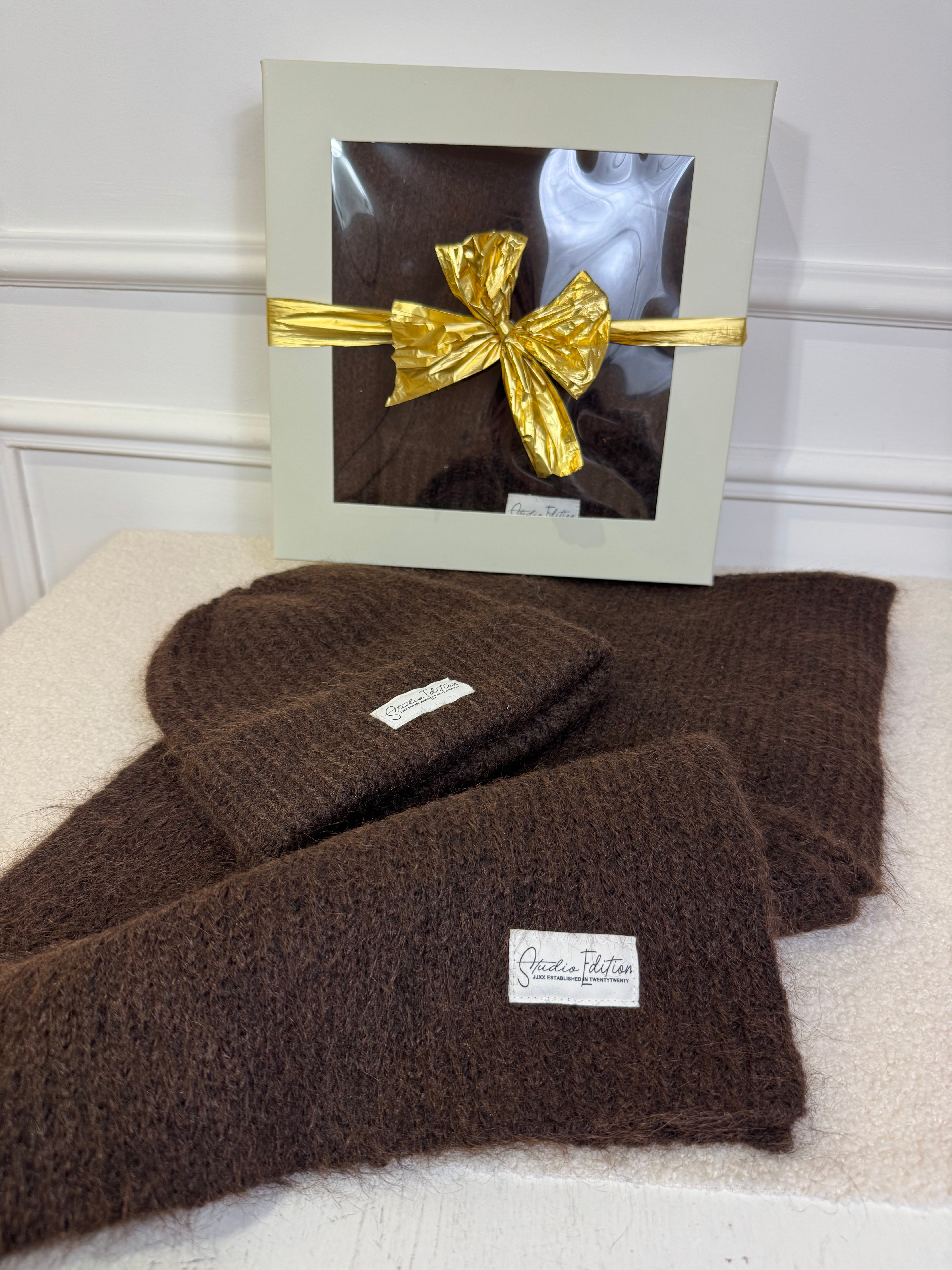 SET COMPLETO CUFFIA + SCIARPA  misto lana JJXX